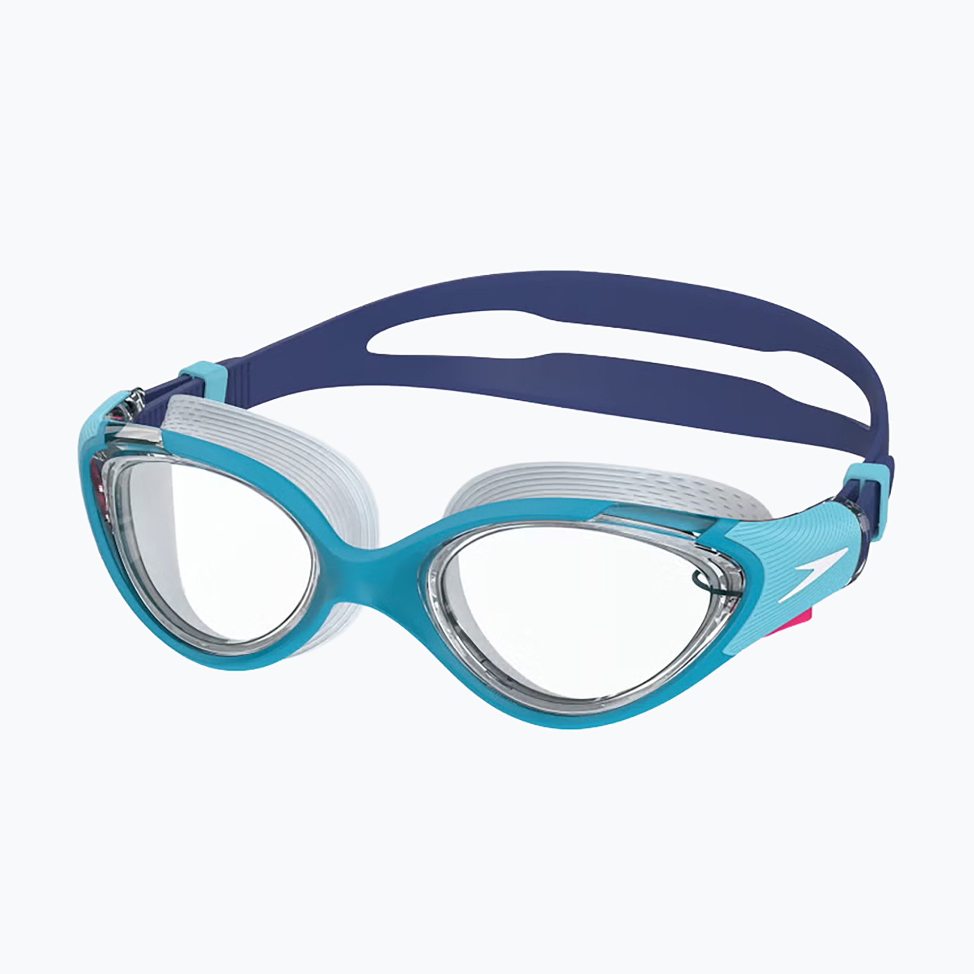 Okulary do pływania damskie Speedo Biofuse 2.0 mayan blue/clear