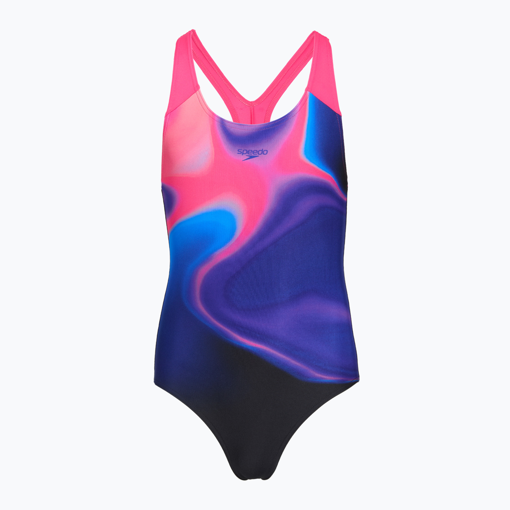Детски цял бански костюм Speedo Digital Placement Splashback pink/anthracite
