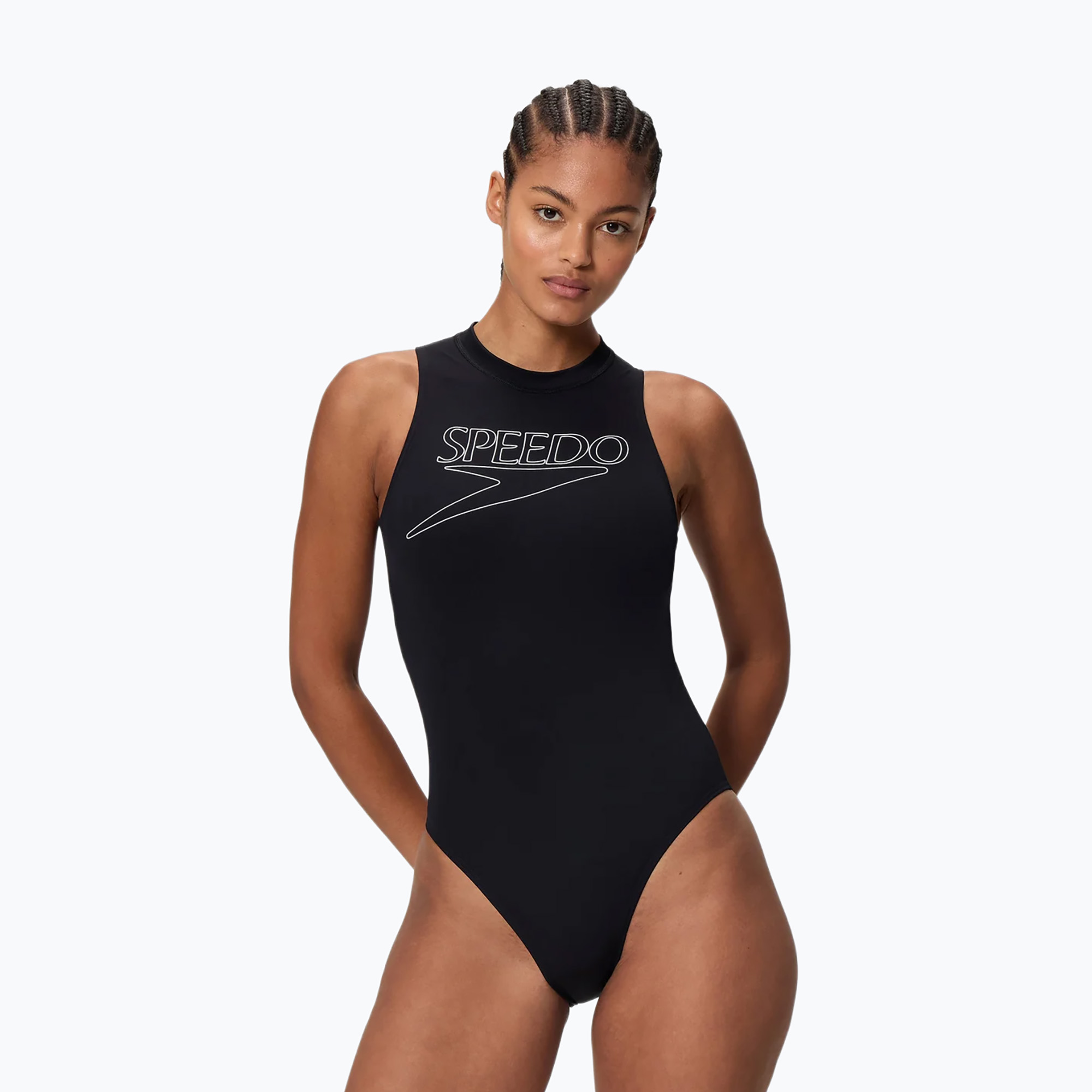 Дамски цял костюм за плуване Speedo Endurance  Logo Hydrasuit anthracite