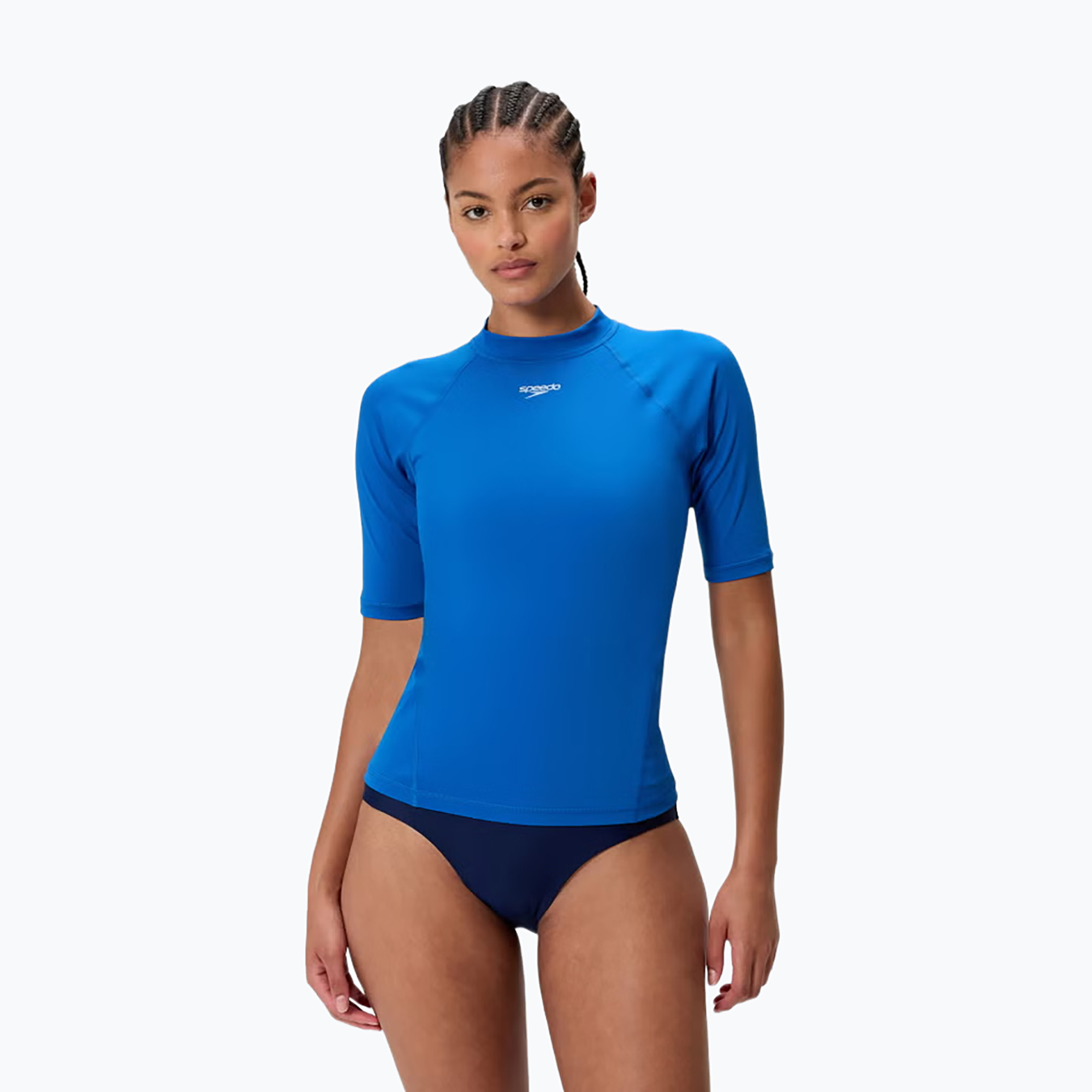 Дамска тениска за плуване Speedo Endurance  Rash Guard turkish sea