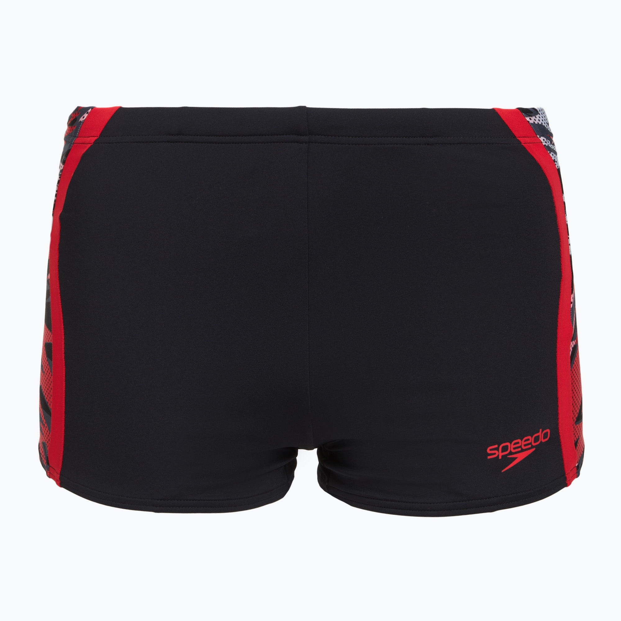 Мъжки боксерки за плуване Speedo Hyperboom Splice Aquashort anthracite/high risk red