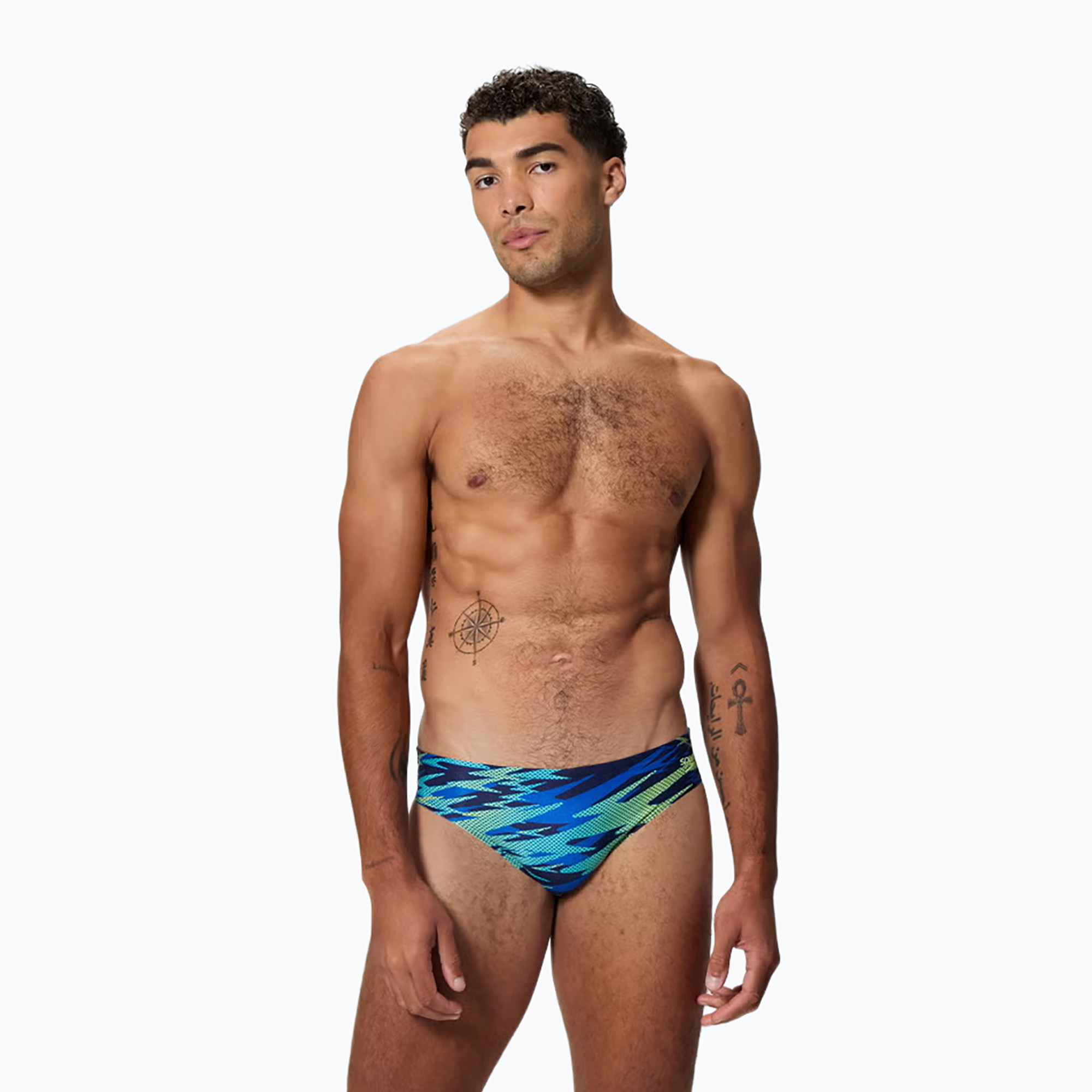 Slipuri de înot pentru bărbați Speedo Hyperboom Print Brief 2.5