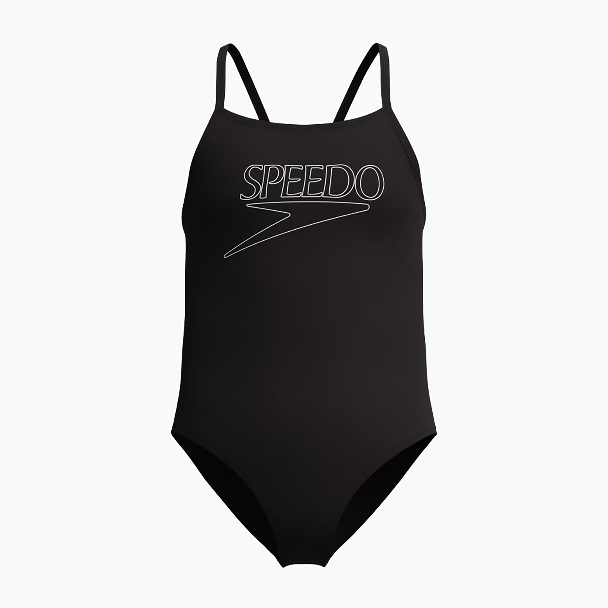 Детски цял бански Speedo Endurance  Logo Thinstrap anthracite