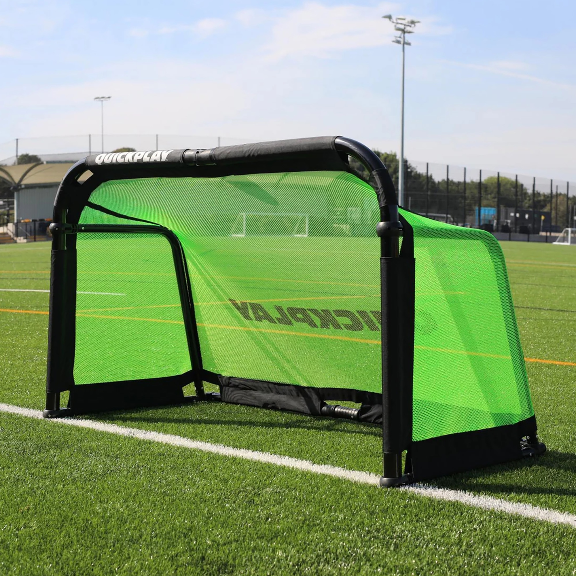 Bramka do piłki nożnej Quickplay Pro Alu Training 150 x 100 cm black/green 