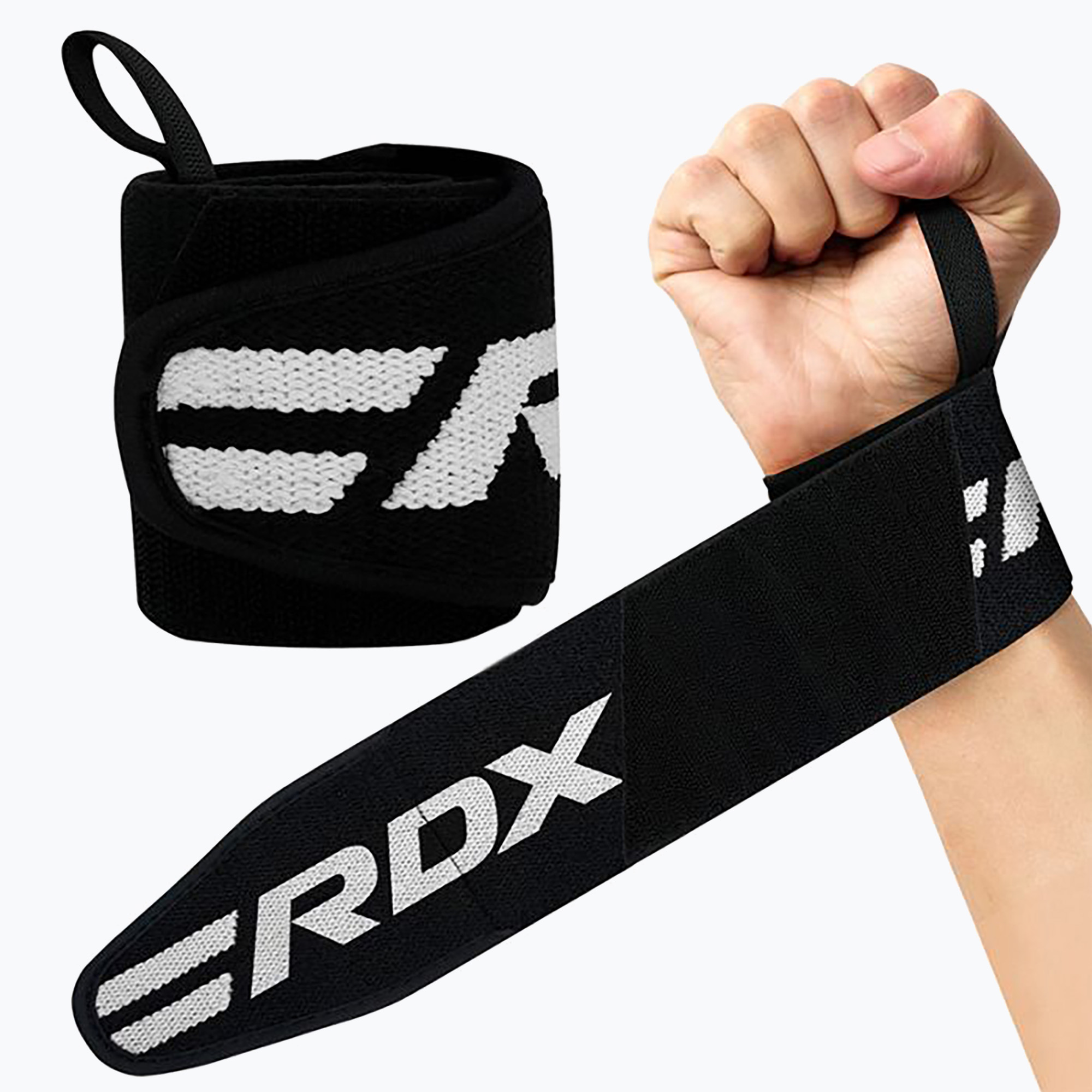 Suport pentru încheietura mâinii RDX Gym Wrist Wrap Pro negru WAH-W2B (Gym Wrist Wrap Pro WAH-W2B)