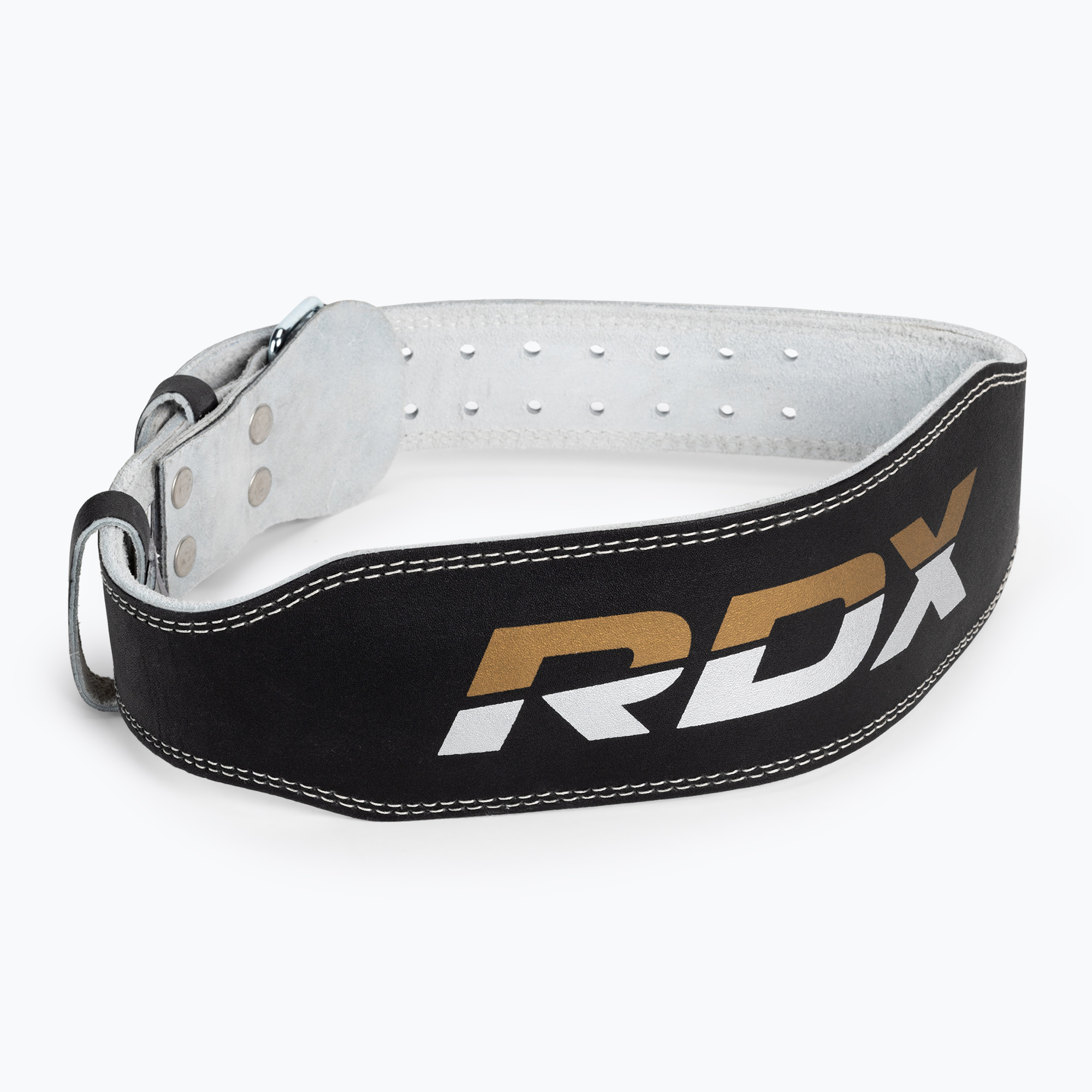 RDX Belt 4 Leder Gewichthebergürtel schwarz WBS-4RB (Belt 4" Leather WBS-4RB)