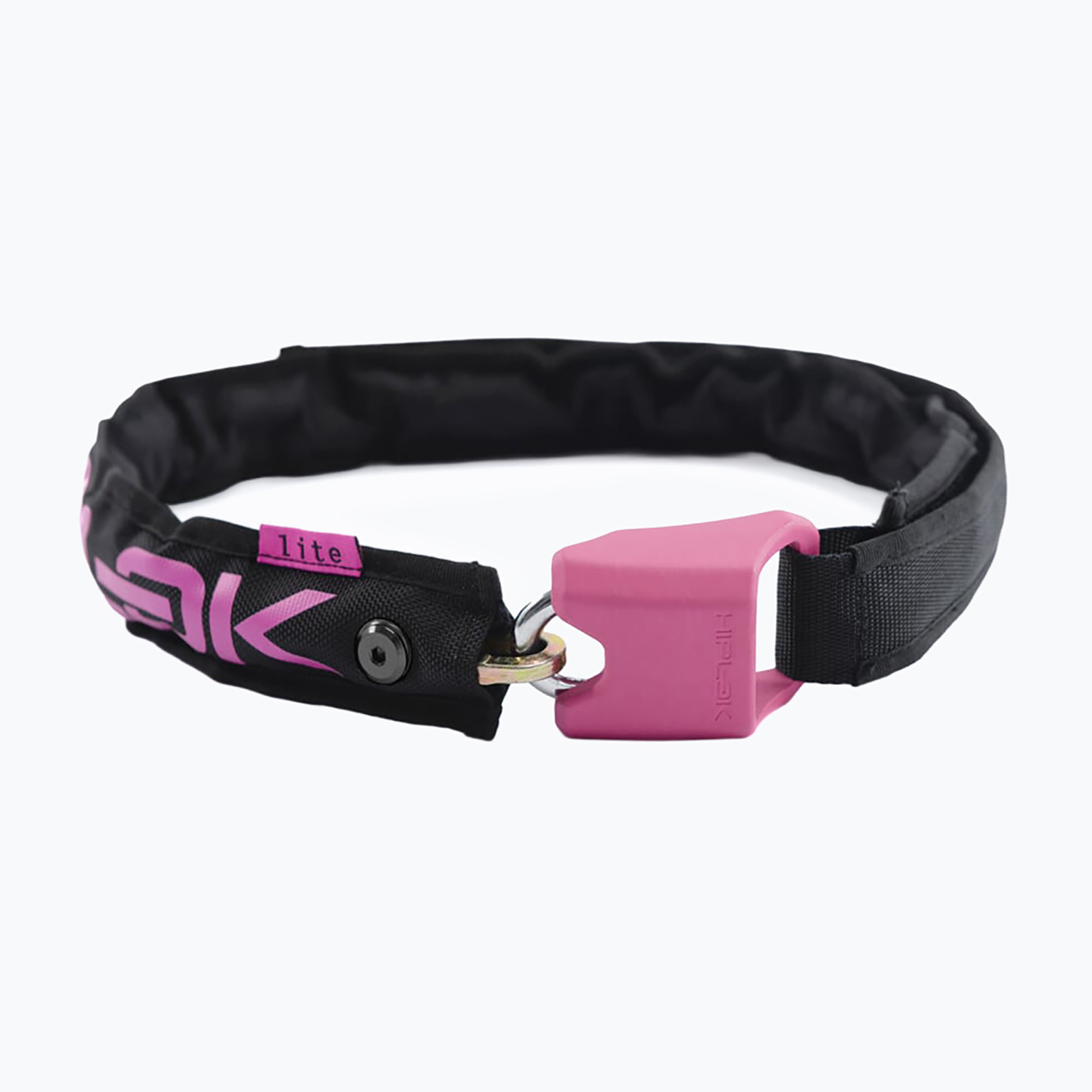 Устойство за заключване на велосипед Hiplok Lite black/pink