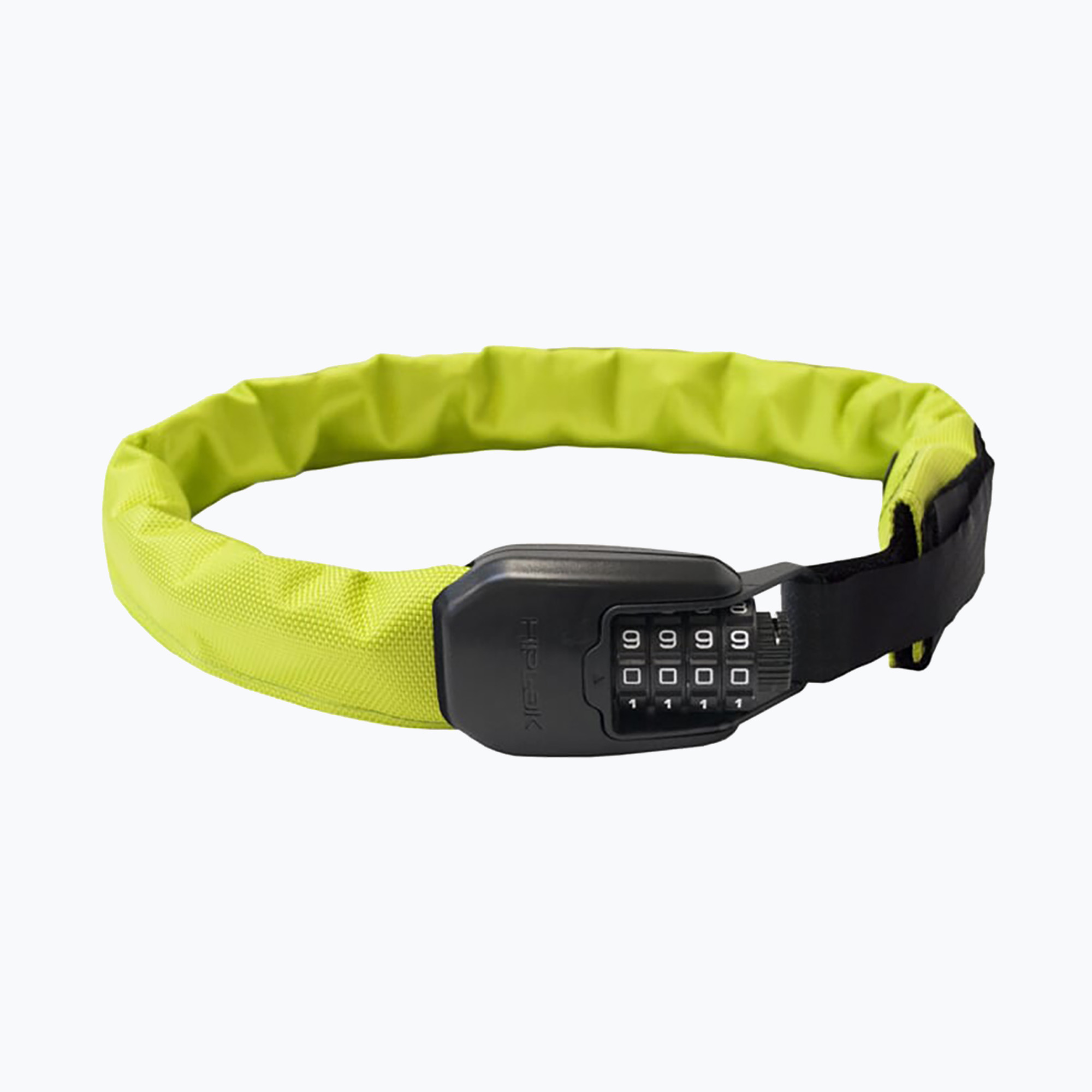 Заключване за велосипед Hiplok Spin neon yellow