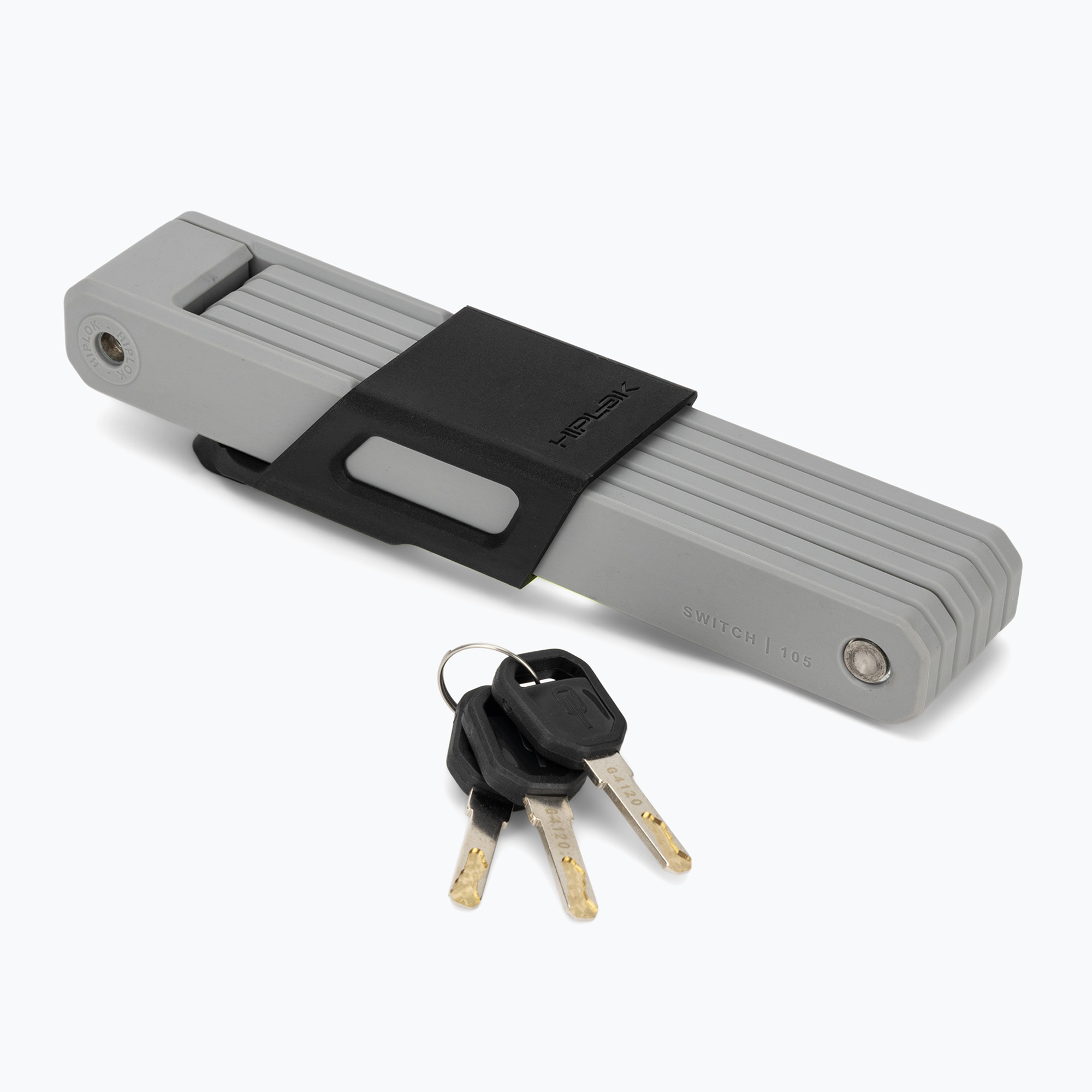 Устойство за заключване на велосипед Hiplok Switch 105 cm gray