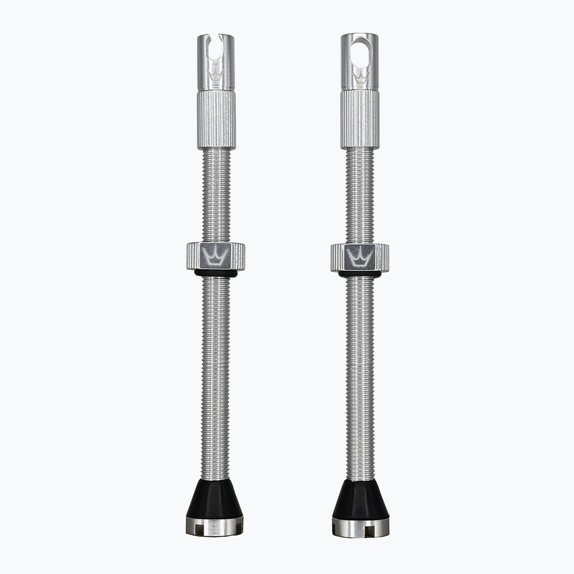 Peaty's X Chris King MK2 Presta Комплект безкамерни вентили 80 мм сребрист