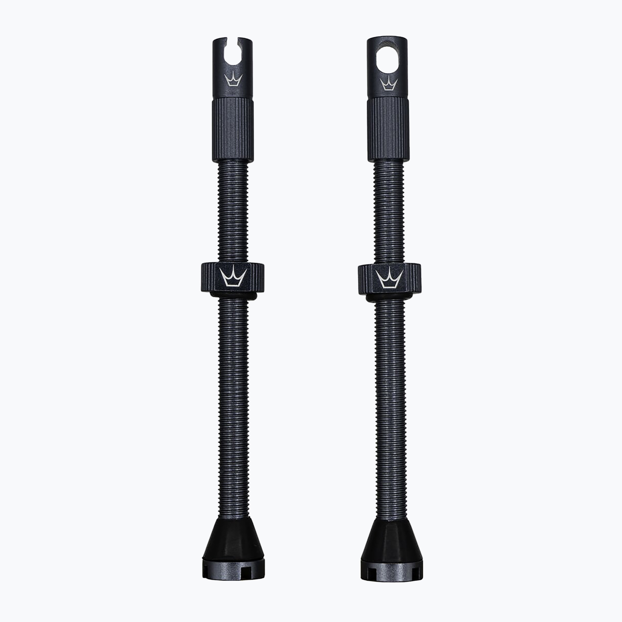 Sada bezdušových ventilov Peaty's X Chris King MK2 Presta 80 mm bridlica (X Chris King MK2 Tubeless Valves PTV2-80-SLT-12)