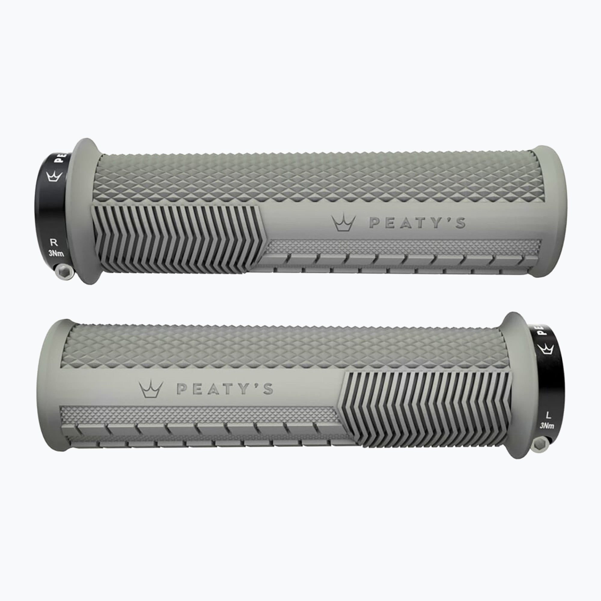 Ръкохватки за кормило Monarch Knurl Thick slate на Peaty