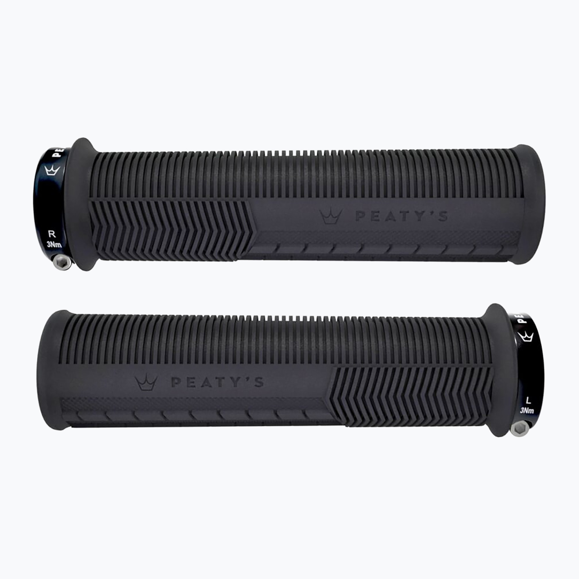 Peaty's Monarch Mushroom Thin handlebar grips black