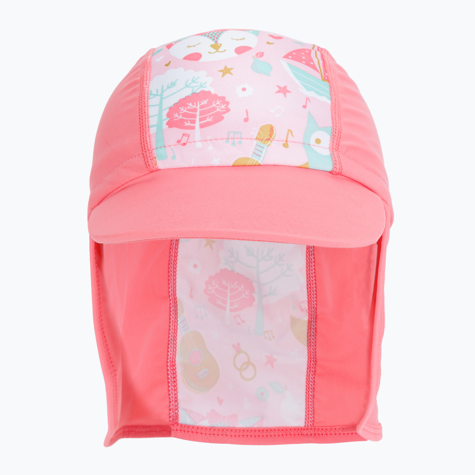 Детска бейзболна шапка Splash About Owl and Kitten pink LHOPL