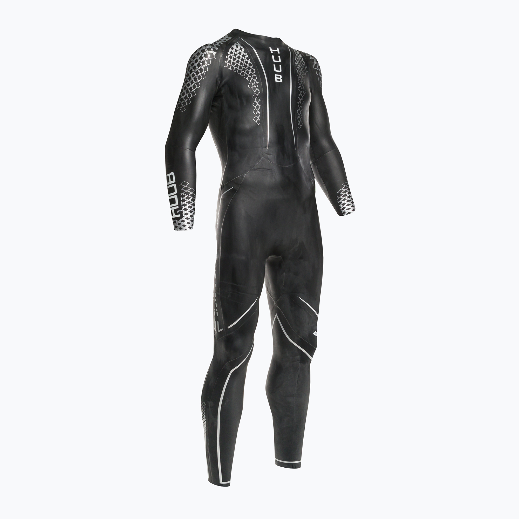 Pianka triathlonowa męska HUUB Lurz Open Water 3:5 mm black/red/white 