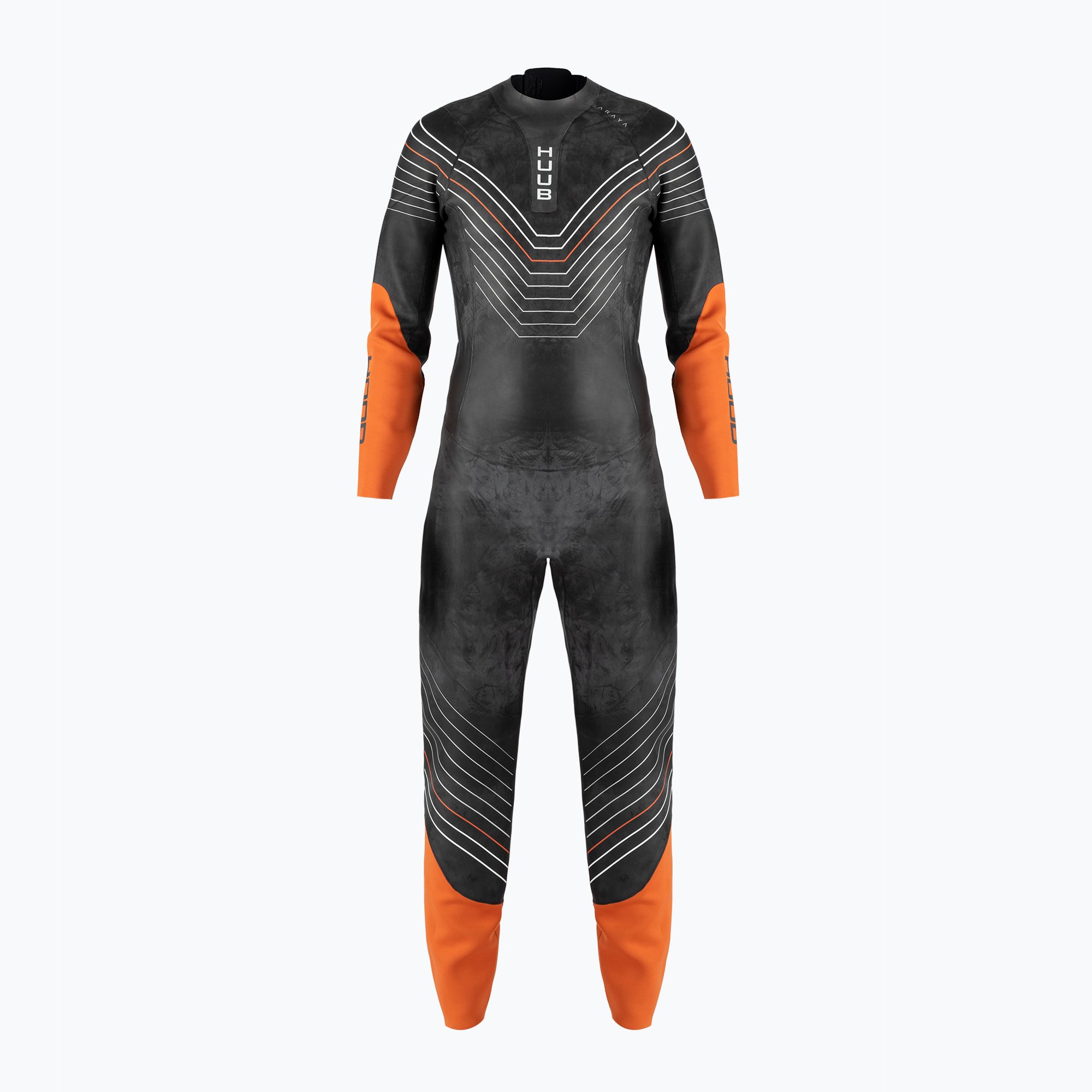 Pianka triathlonowa męska HUUB Araya 2:4 black/orange 