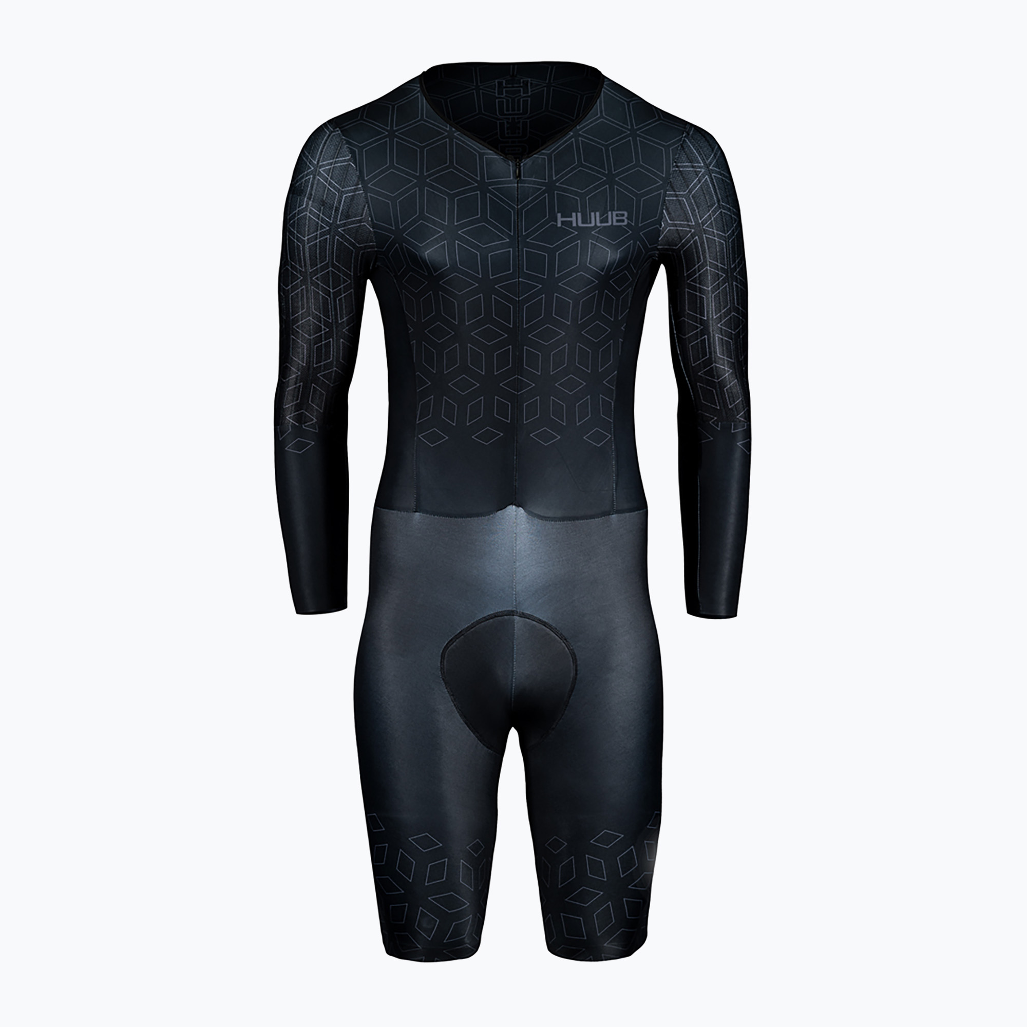 Мъжки гащеризон за колоездене HUUB TT Suit black/charcoal