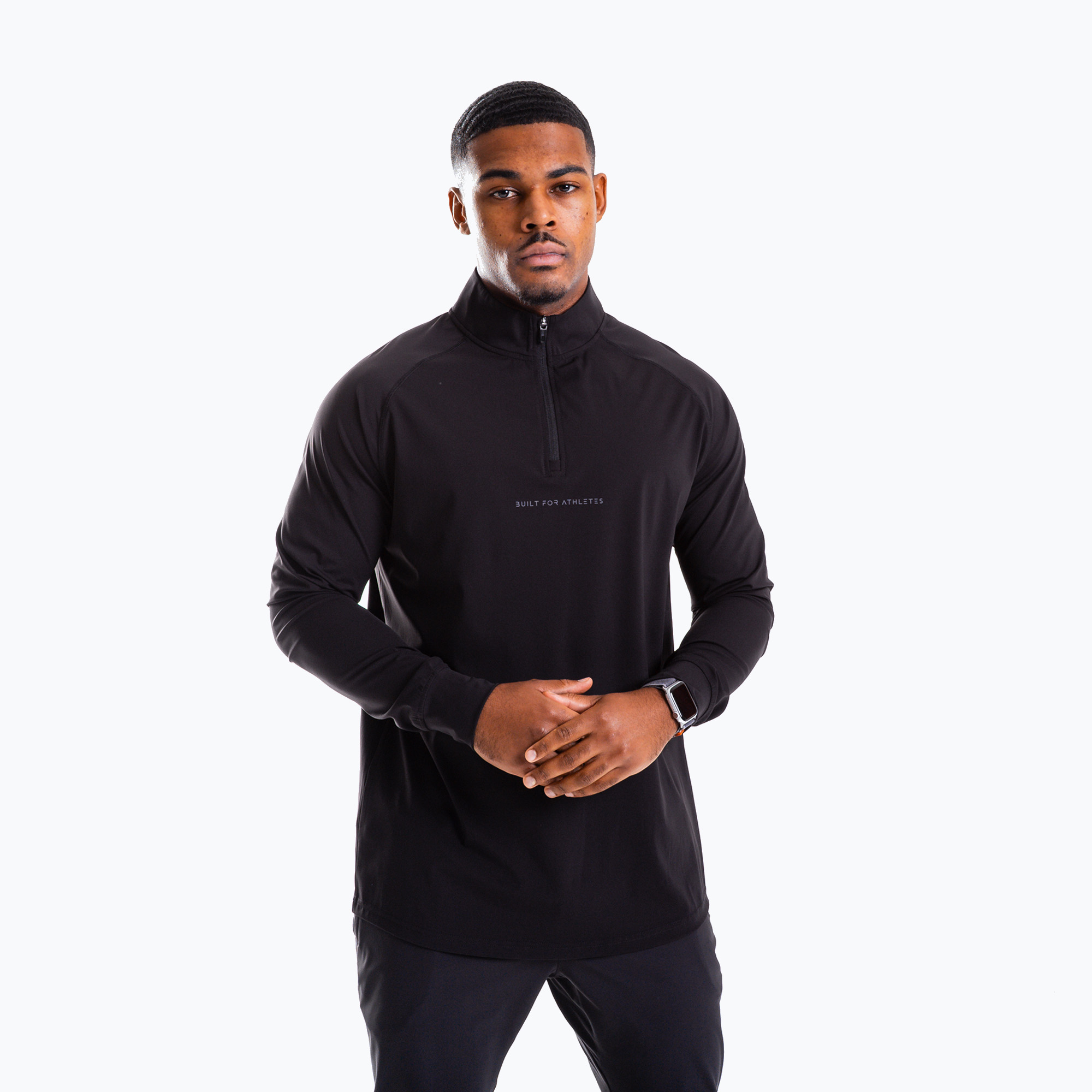 Bluza treningowa męska Built For Athletes 1/4 Zip Pullover black