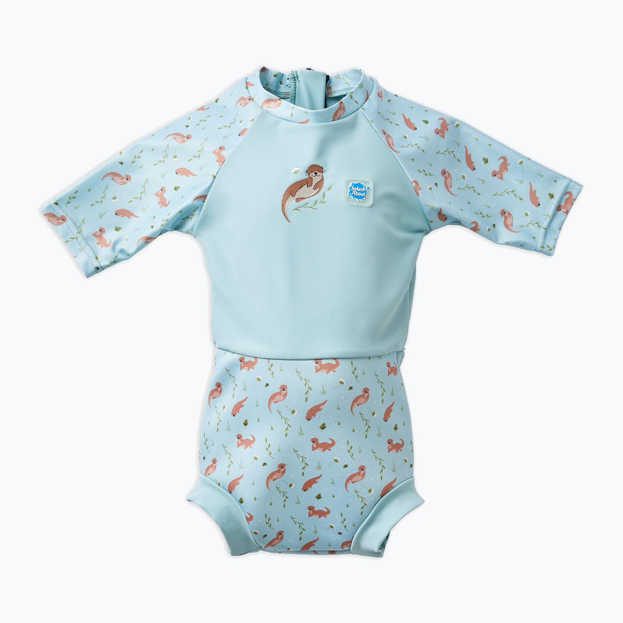 Kombinezon UPF 50+ dziecięcy z pieluszką Splash About Happy Nappy playful otters 