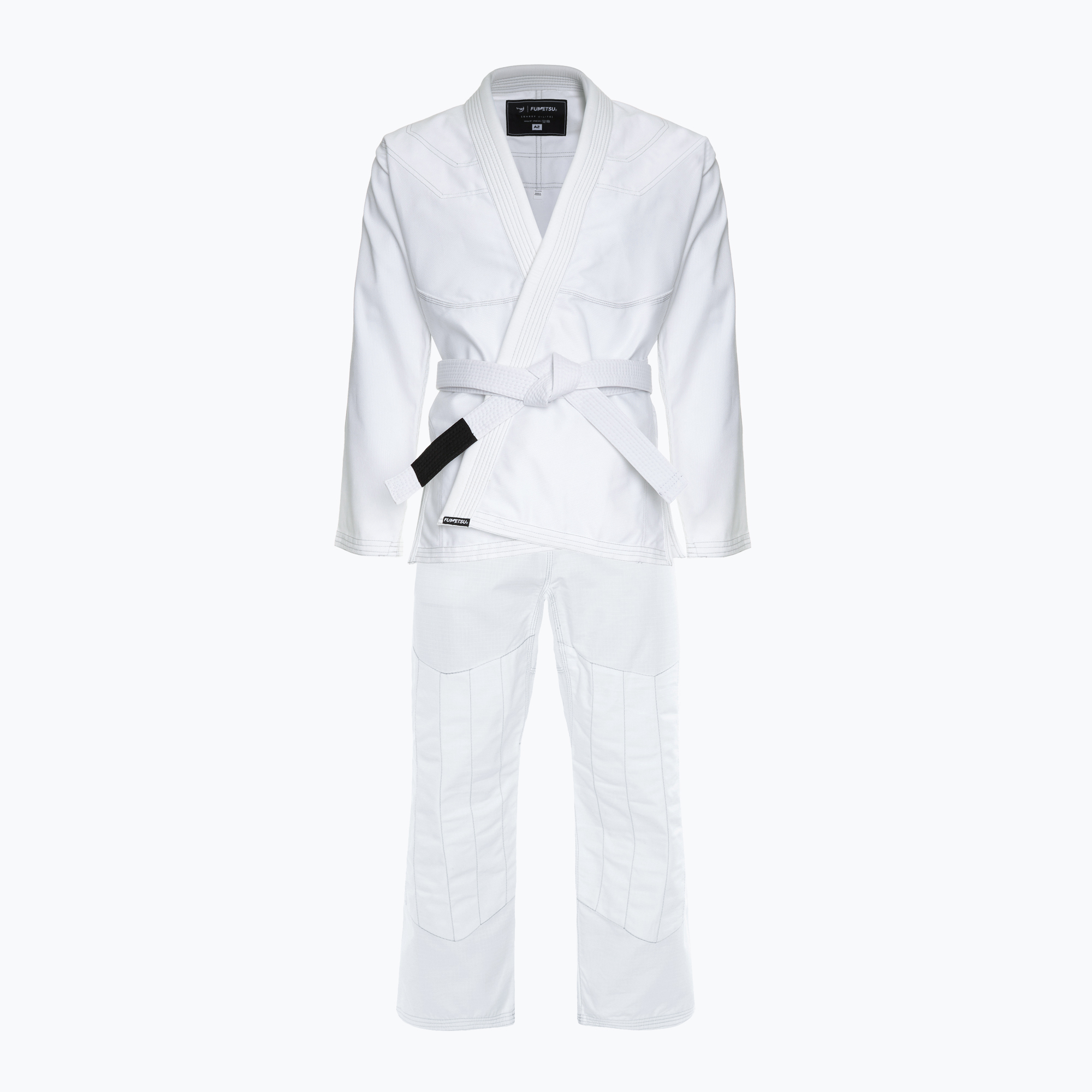 GI do brazylijskiego jiu-jitsu FUMETSU Ghost V-Lite BJJ white/ black 