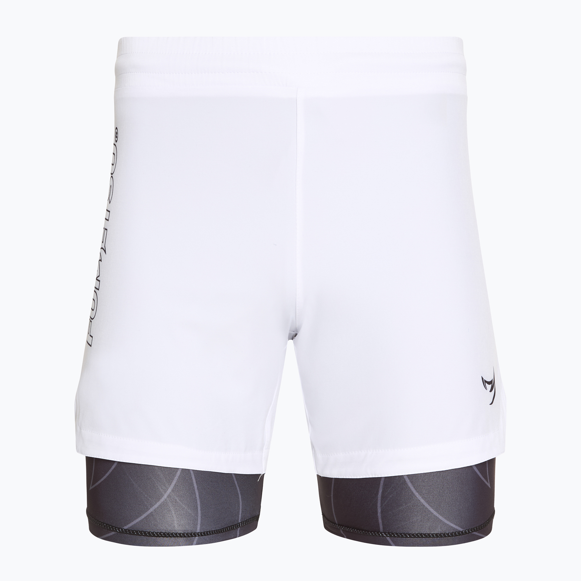 Spodenki treningowe męskie FUMETSU Icon Dual Layer Fight white 