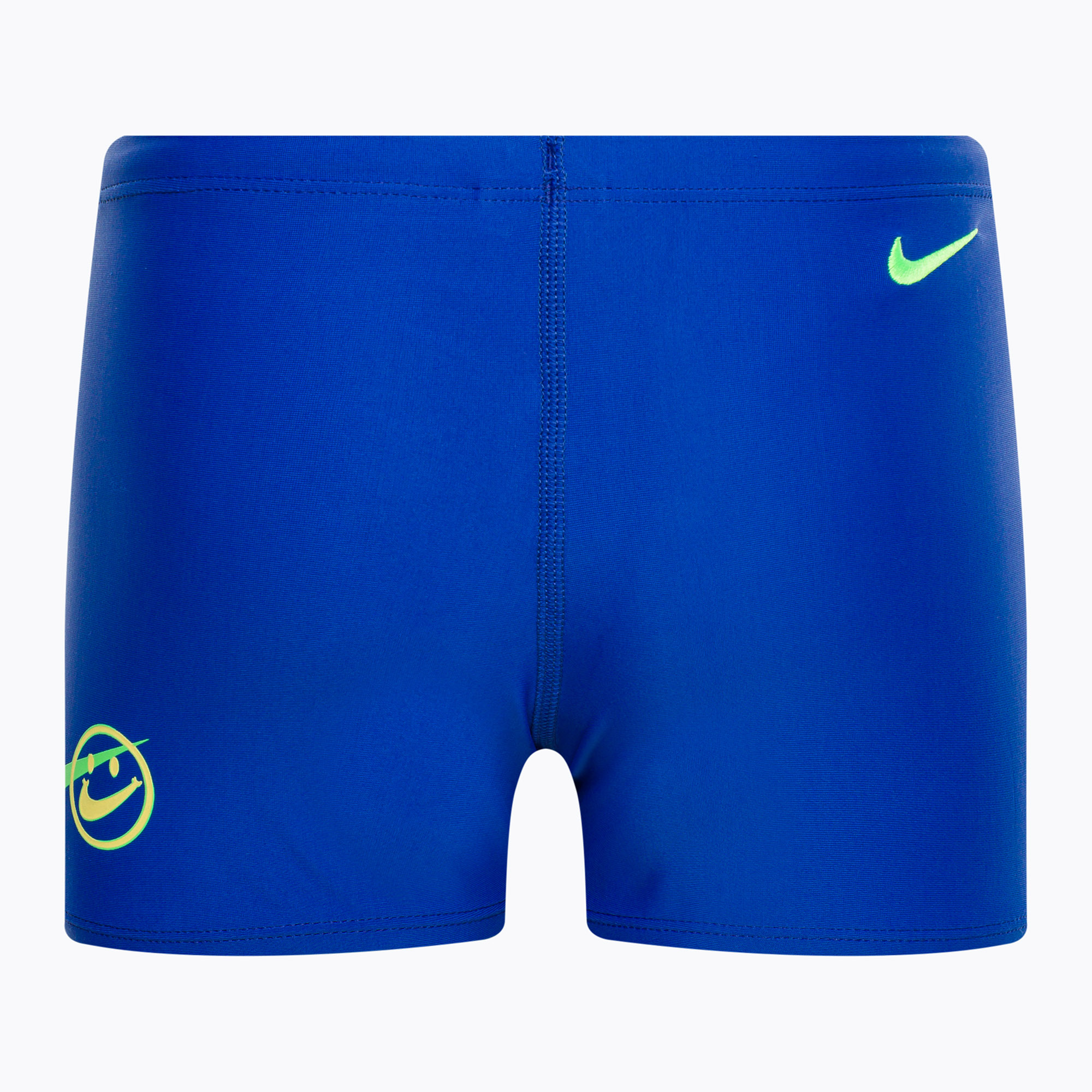 Детски боксерки за плуване Nike Multi Logo Square Leg, сини NESSD042-494