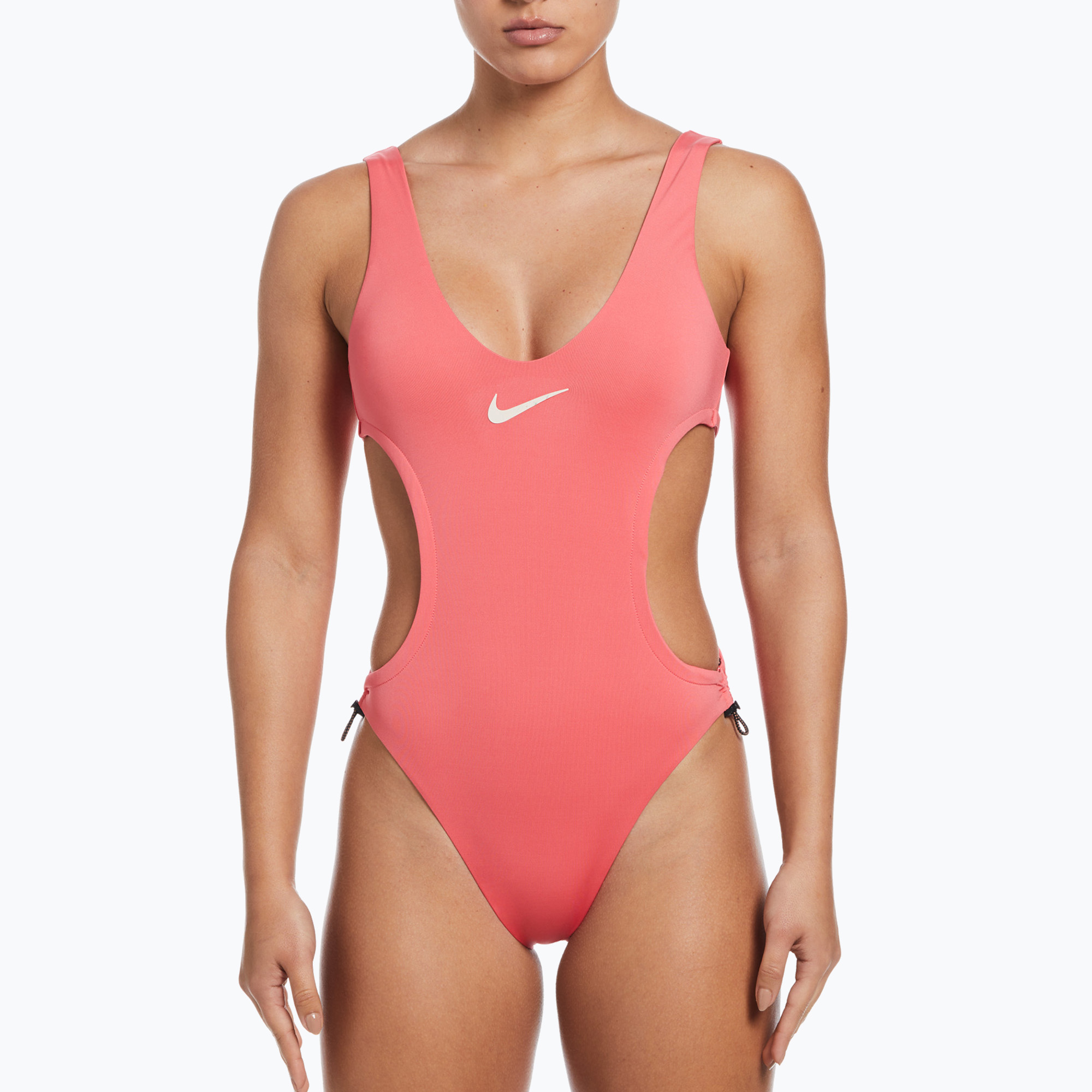 Dámske jednodielne plavky Nike Wild pink NESSD255-683 (Wild Cutout NESSD255)