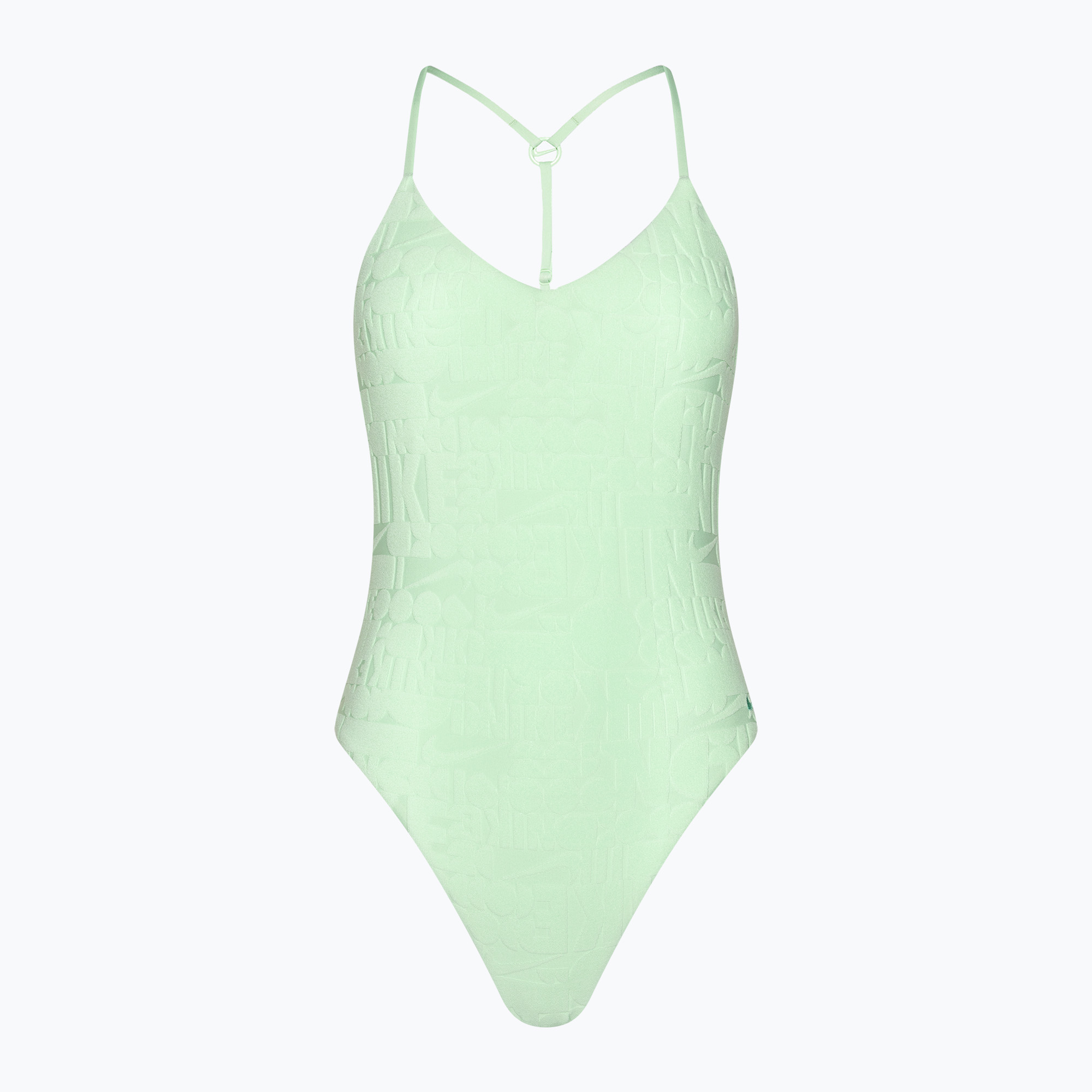 Дамски бански от една част Nike Retro Flow Terry vapor green