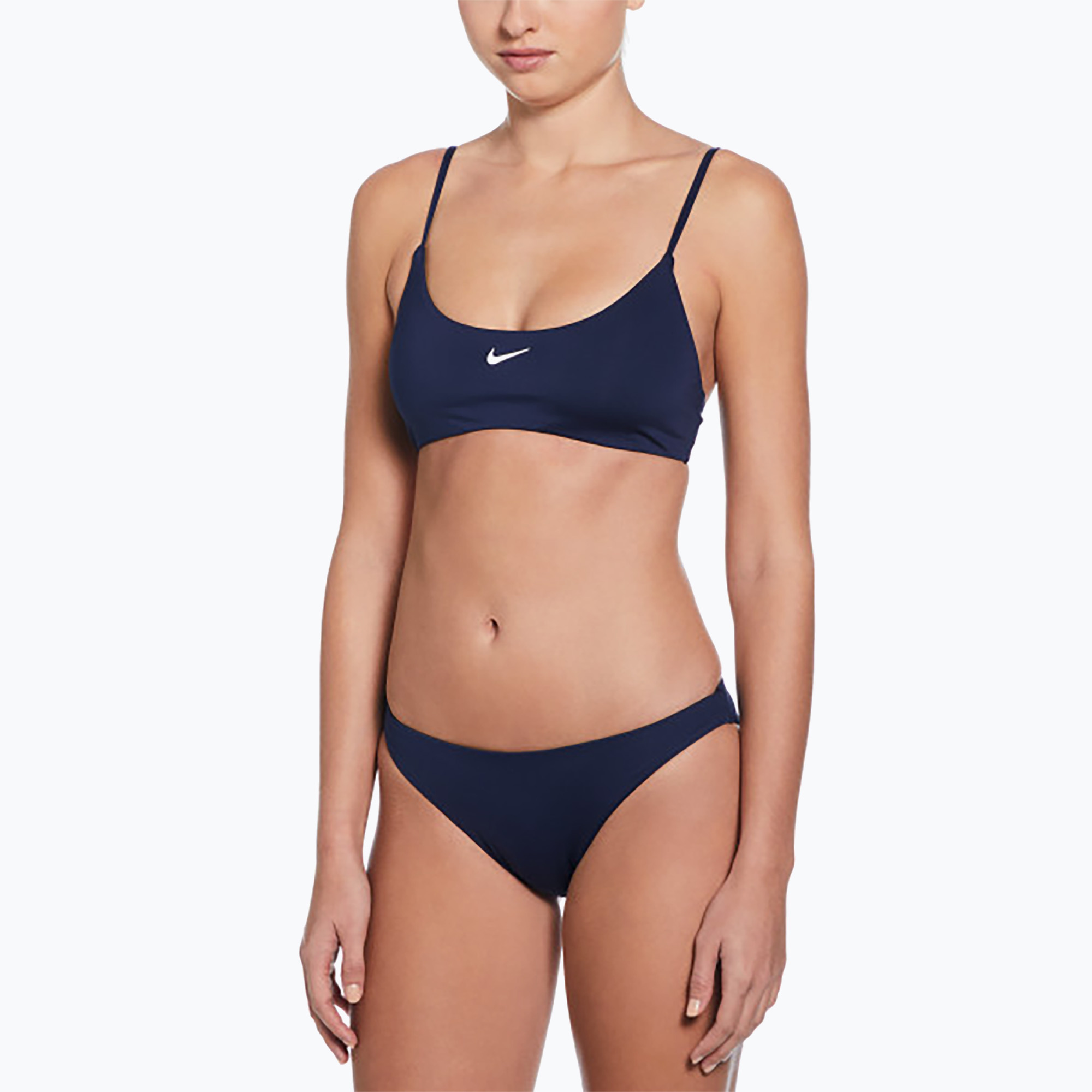 Дамски бански костюм от две части Nike Essential Bralette Bikini midnight navy