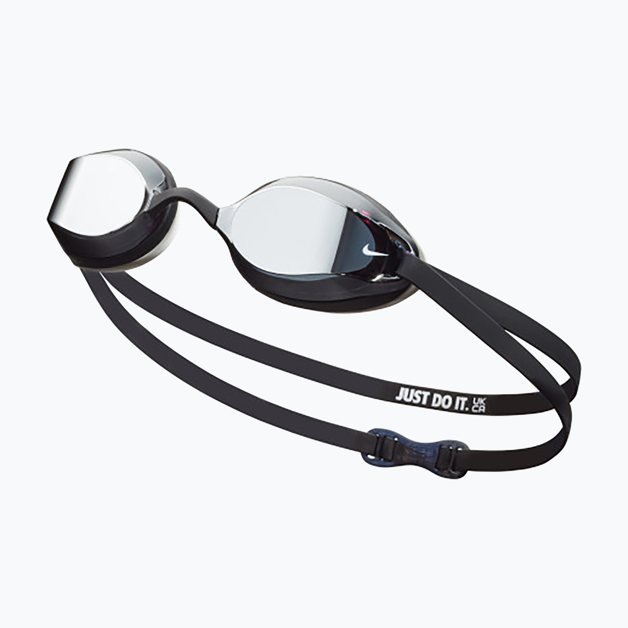 Occhialini da nuoto Nike Legacy Comfort Mirrored grigio fumo scuro (Legacy Comfort Mirrored NESSF132)