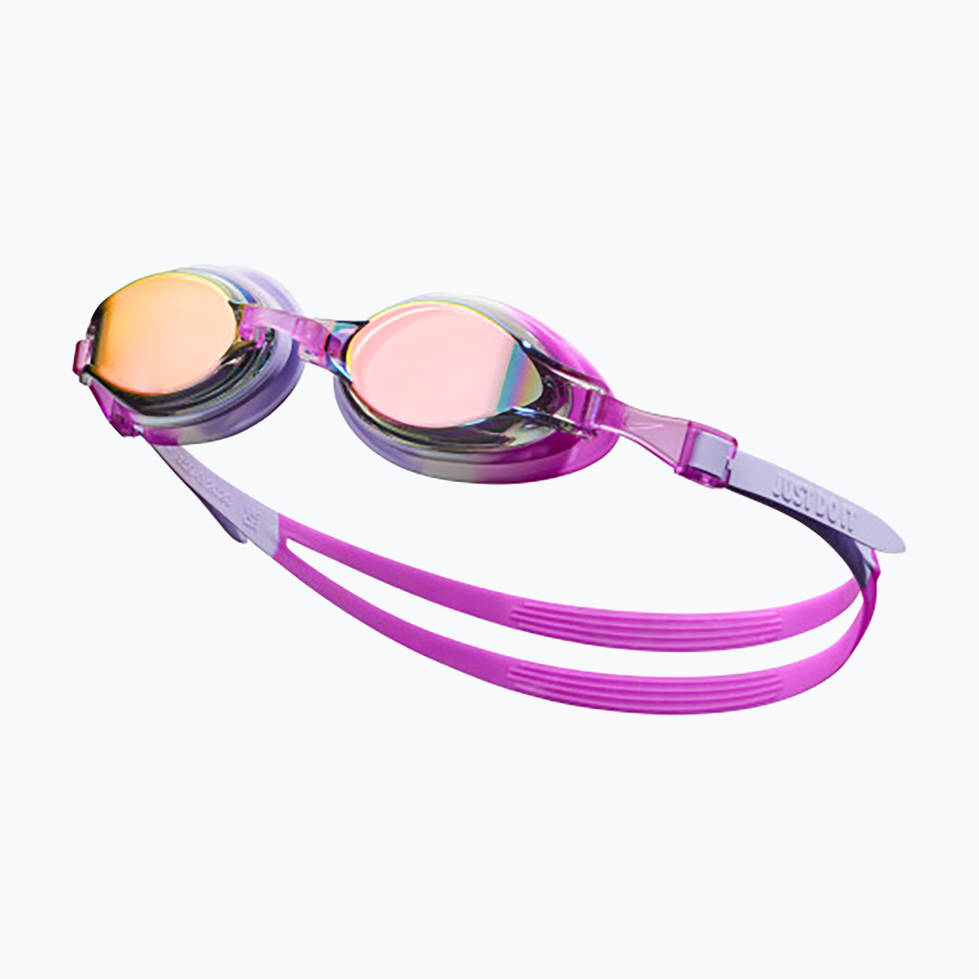 Detské plavecké okuliare Nike Chrome Mirrored vivid purple (Chrome Mirrored NESSD126)