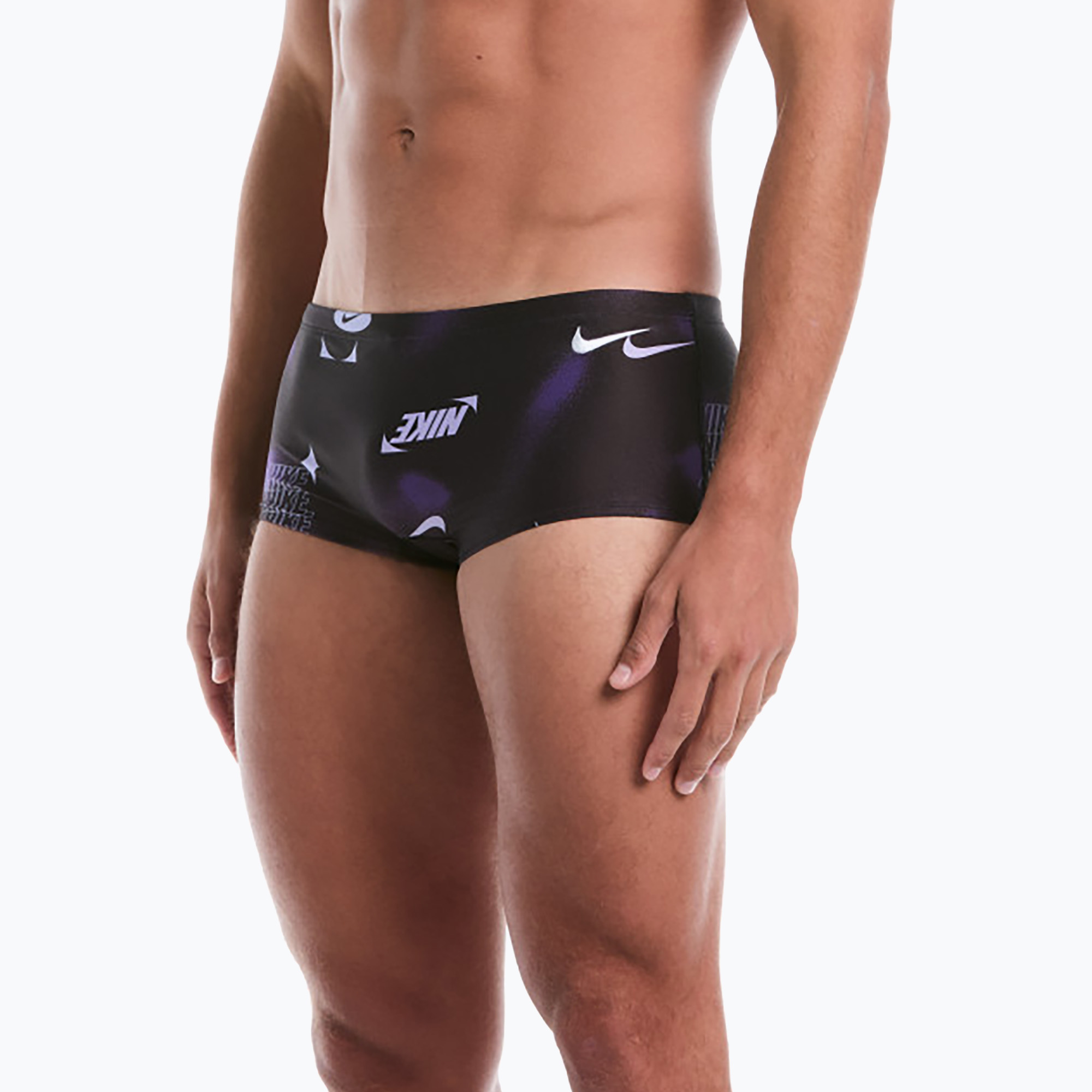Мъжки слипове за плуване Nike Hydrastrong Square Leg Brief purple