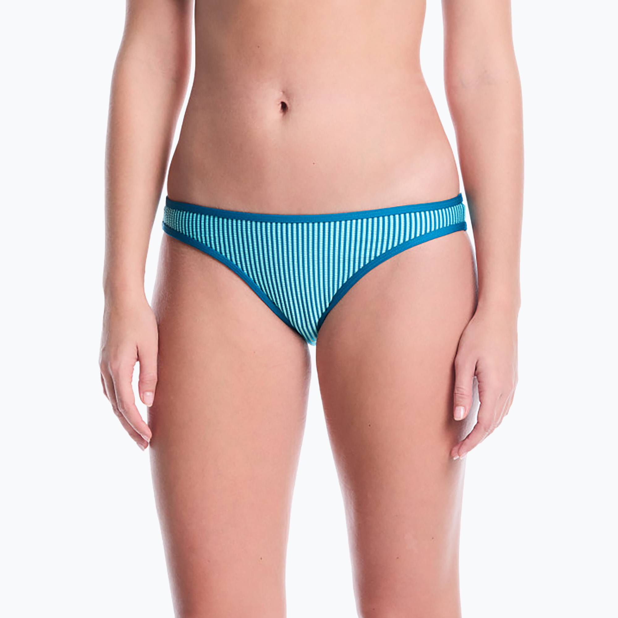 Долнище на бански костюм Nike Ripple Texture Hipster Bikini bleached turquoise