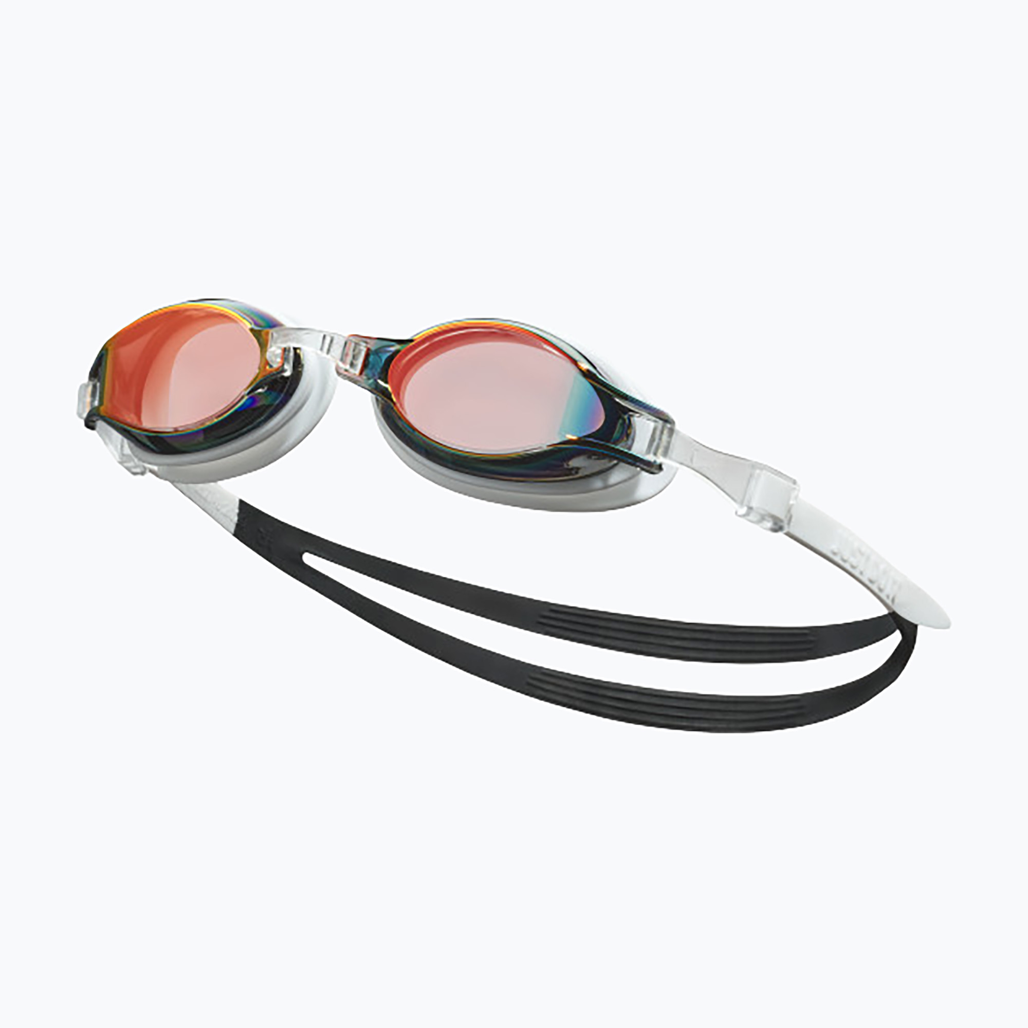 Plavecké okuliare Nike Nike Chrome Mirrored white/black