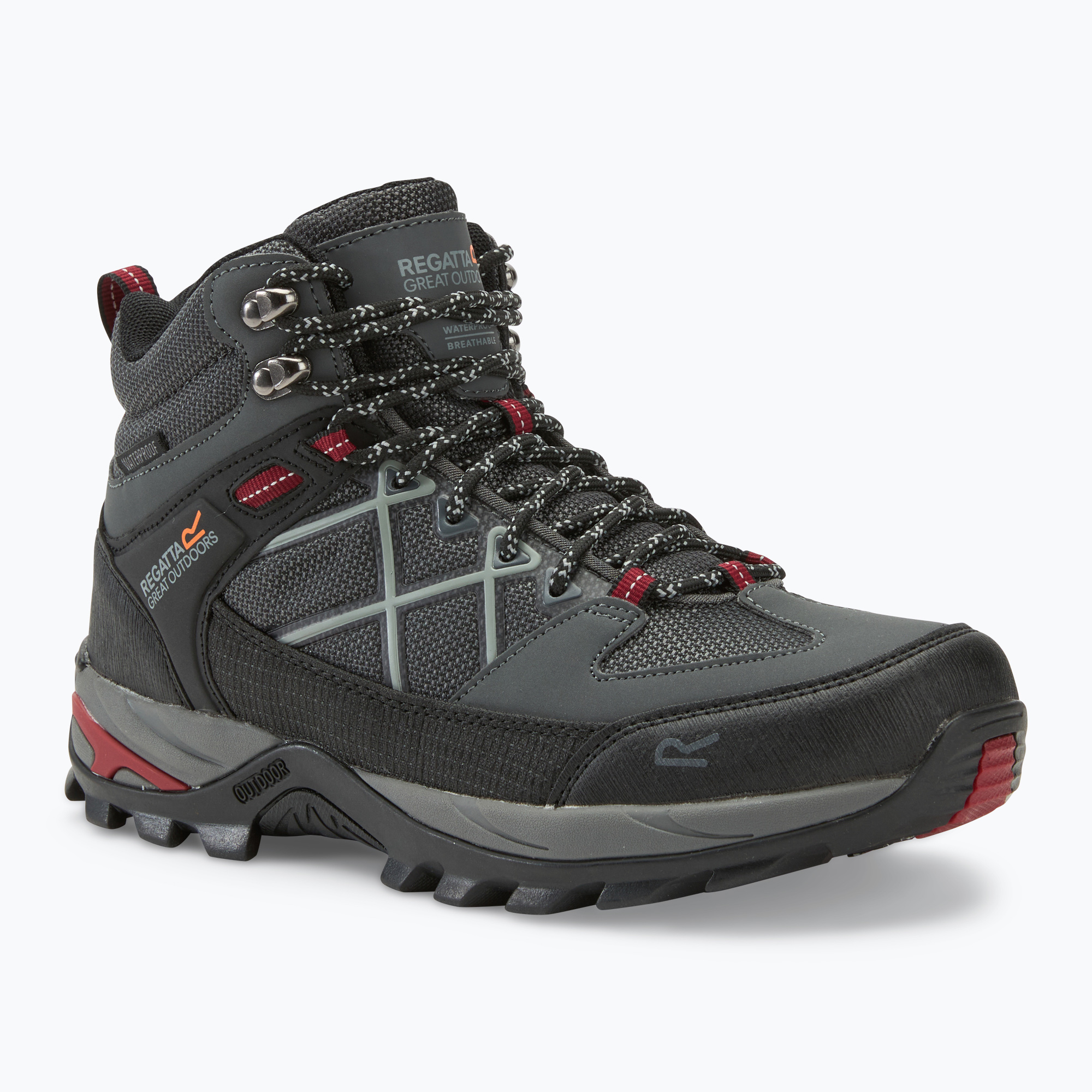 Buty trekkingowe męskie REGATTA Samaris III briar/rio red 