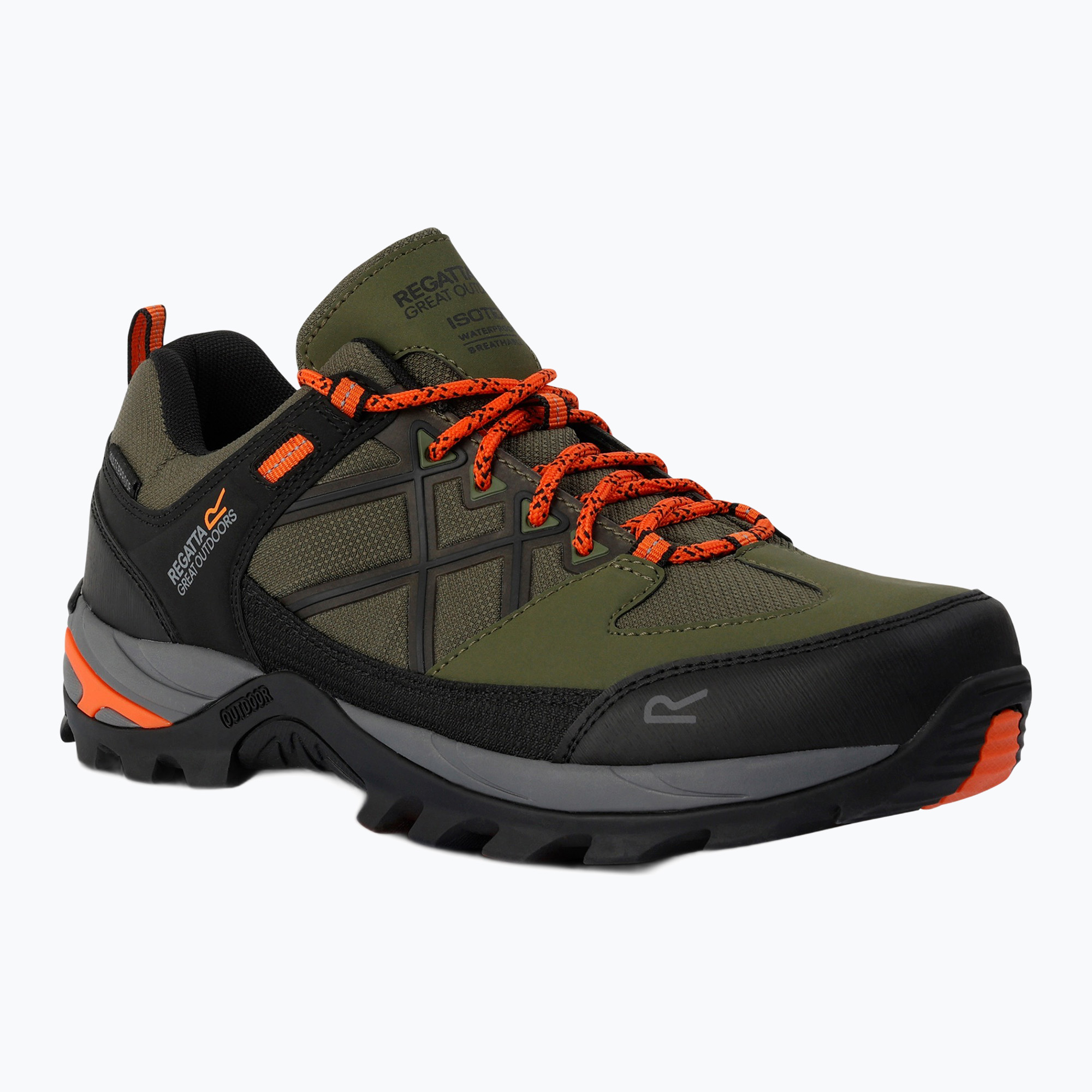 Мъжки обувки за трекинг REGATTA Samaris III Low cypress green/blaze orange