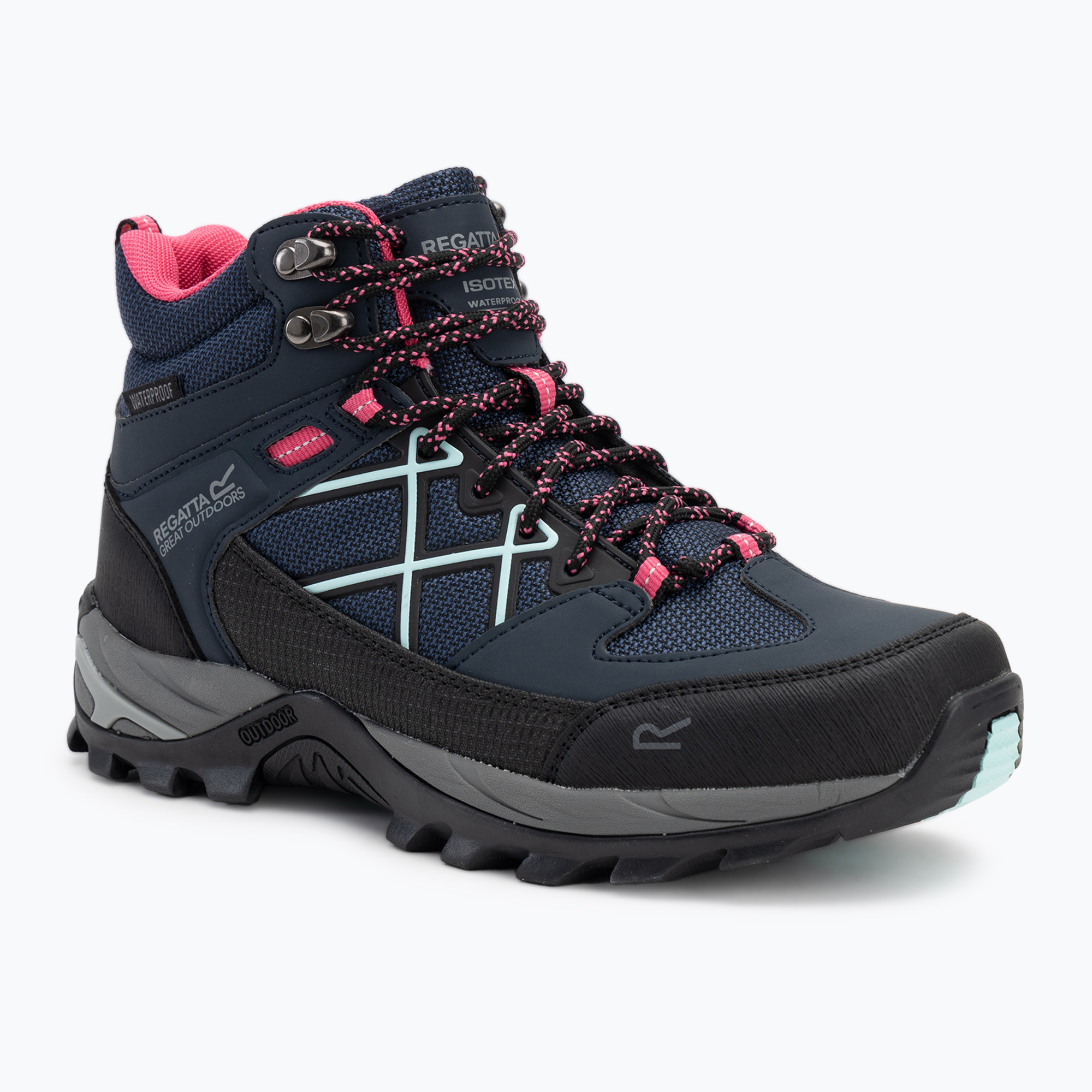 Buty trekkingowe damskie REGATTA Samaris III navy/pink 