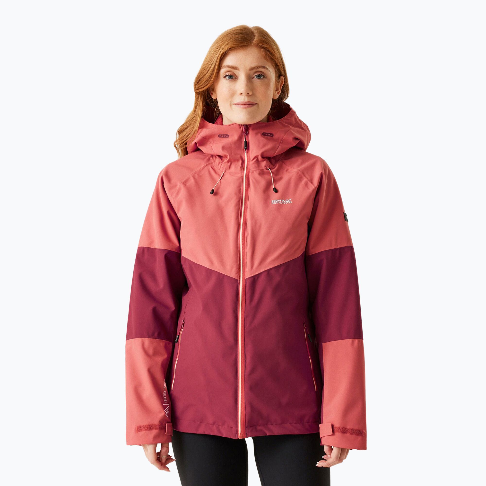 Kurtka 3w1 damska REGATTA Wentwood IX mineral red/rumba red 
