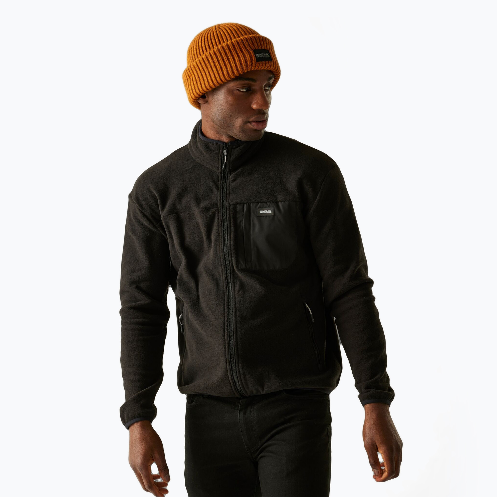 Bluza polarowa męska REGATTA Frankie Full Zip black 