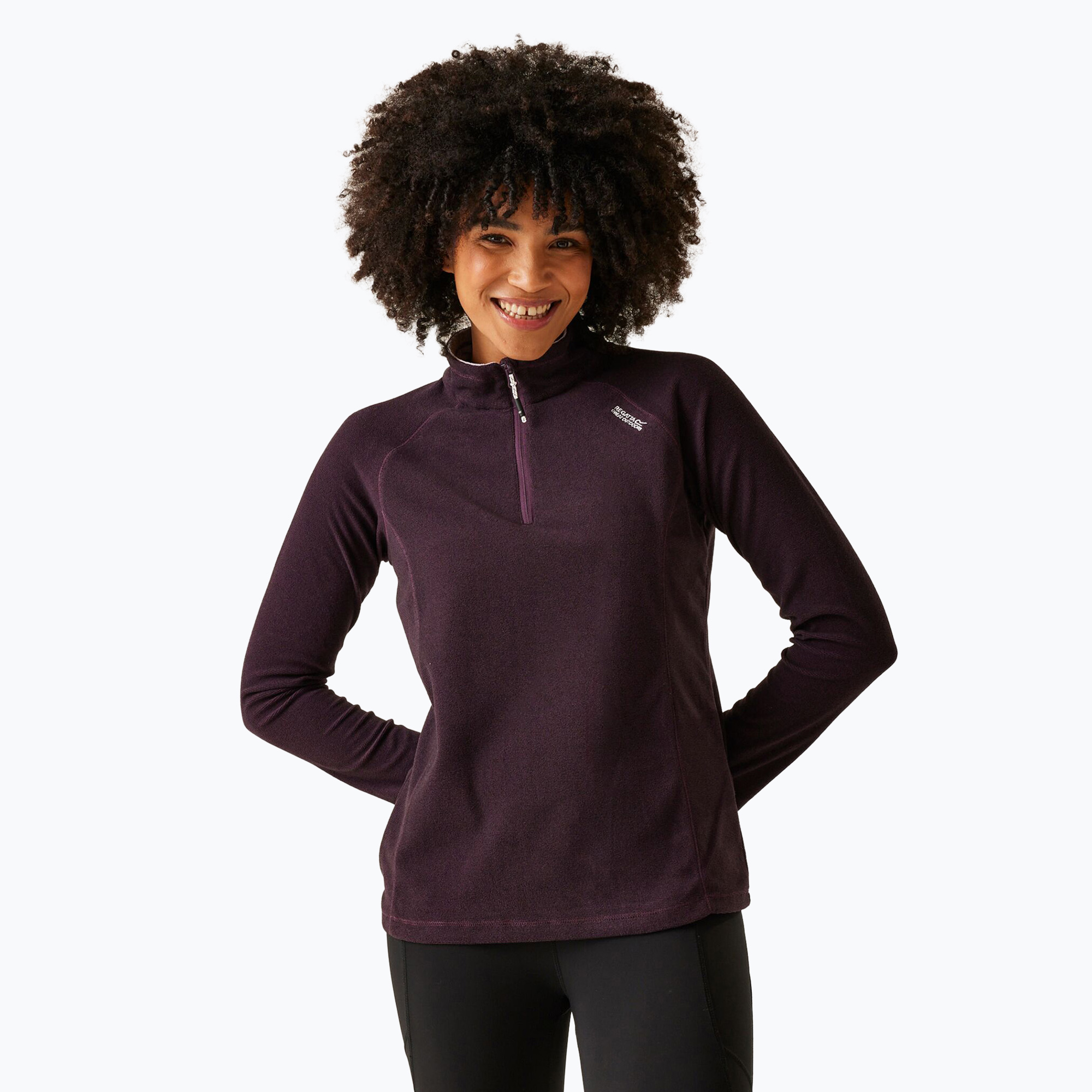 Bluza damska REGATTA Montes deep plum/black 