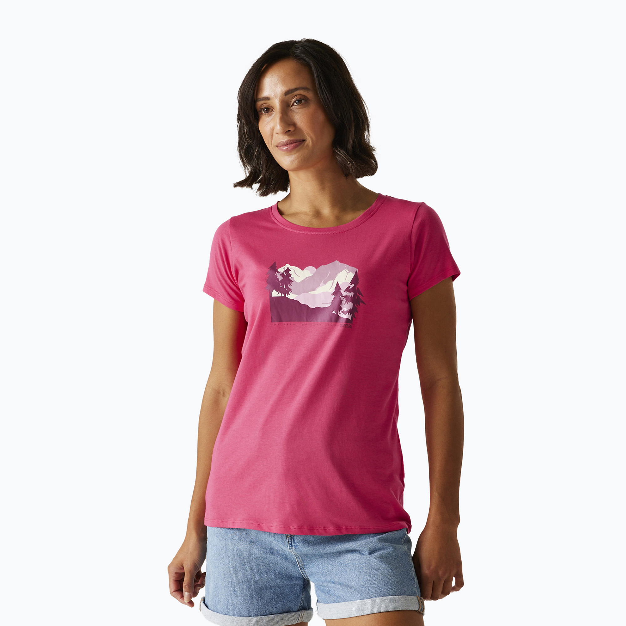 Дамска тениска REGATTA Breezed V pop