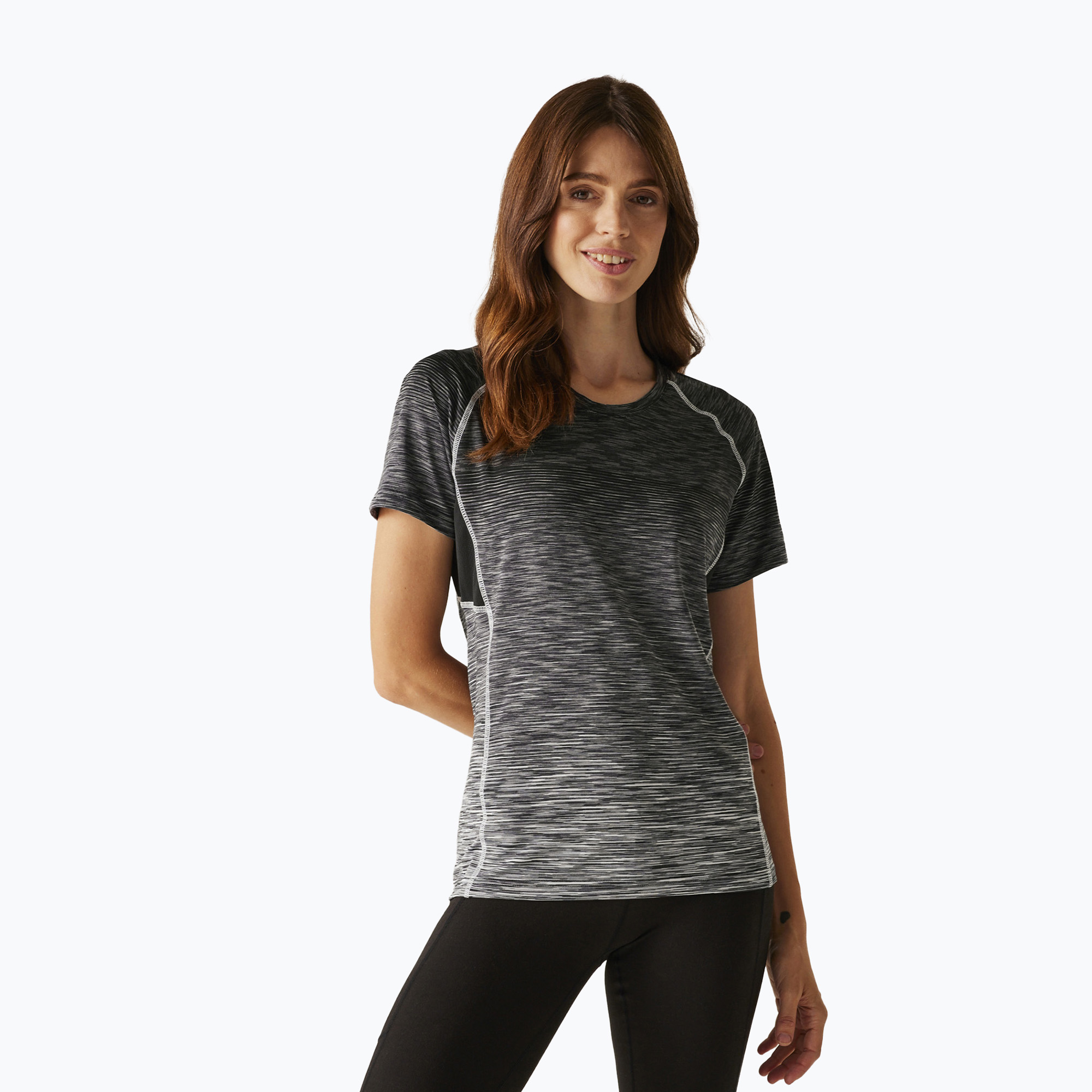 Дамска тениска REGATTA Laxley II black ombre