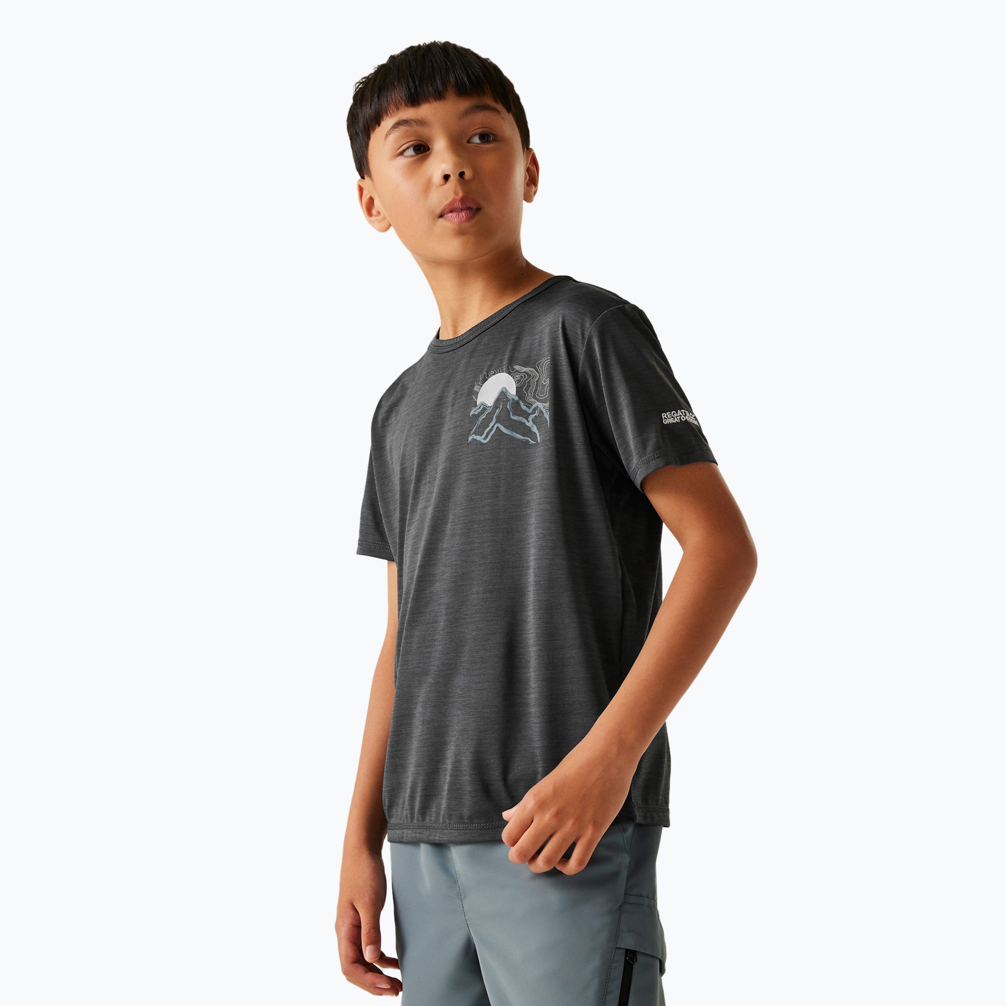 Children's T-shirt REGATTA Alvarado IX seal grey marl (135-140 cm)