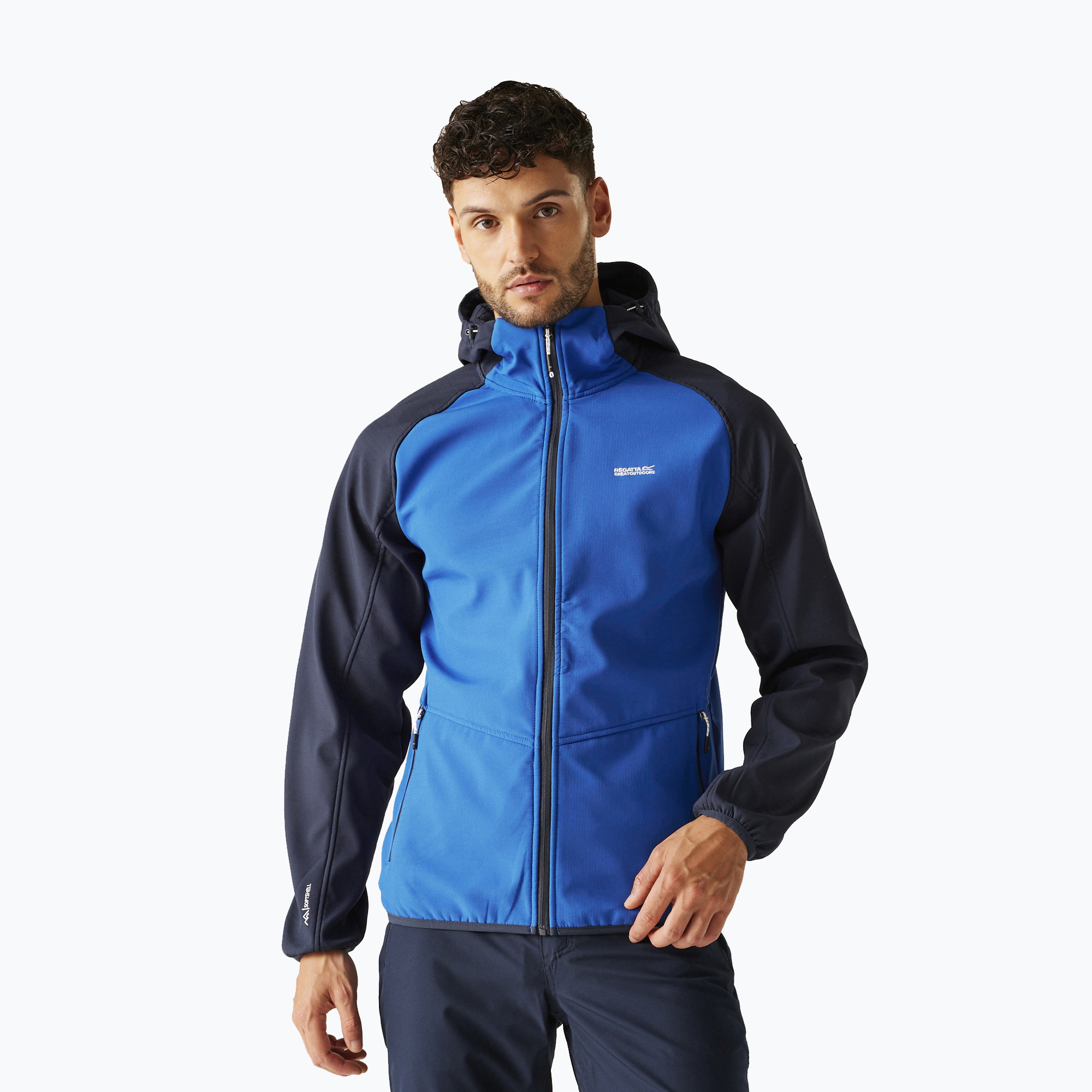 Kurtka softshell męska REGATTA Arec III olymp blue/navy 