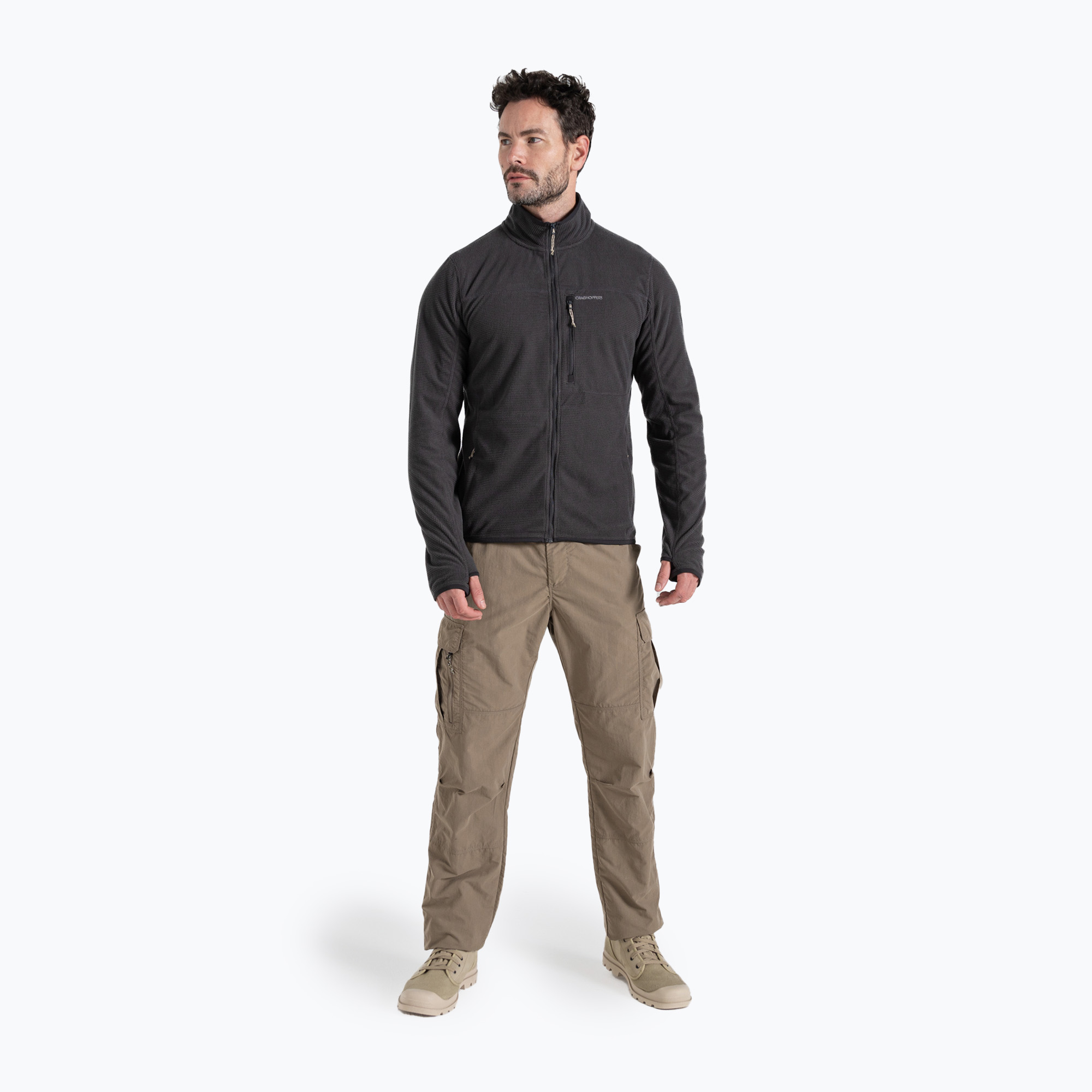 Bluza męska Craghoppers NosiLife Spry black pepper 