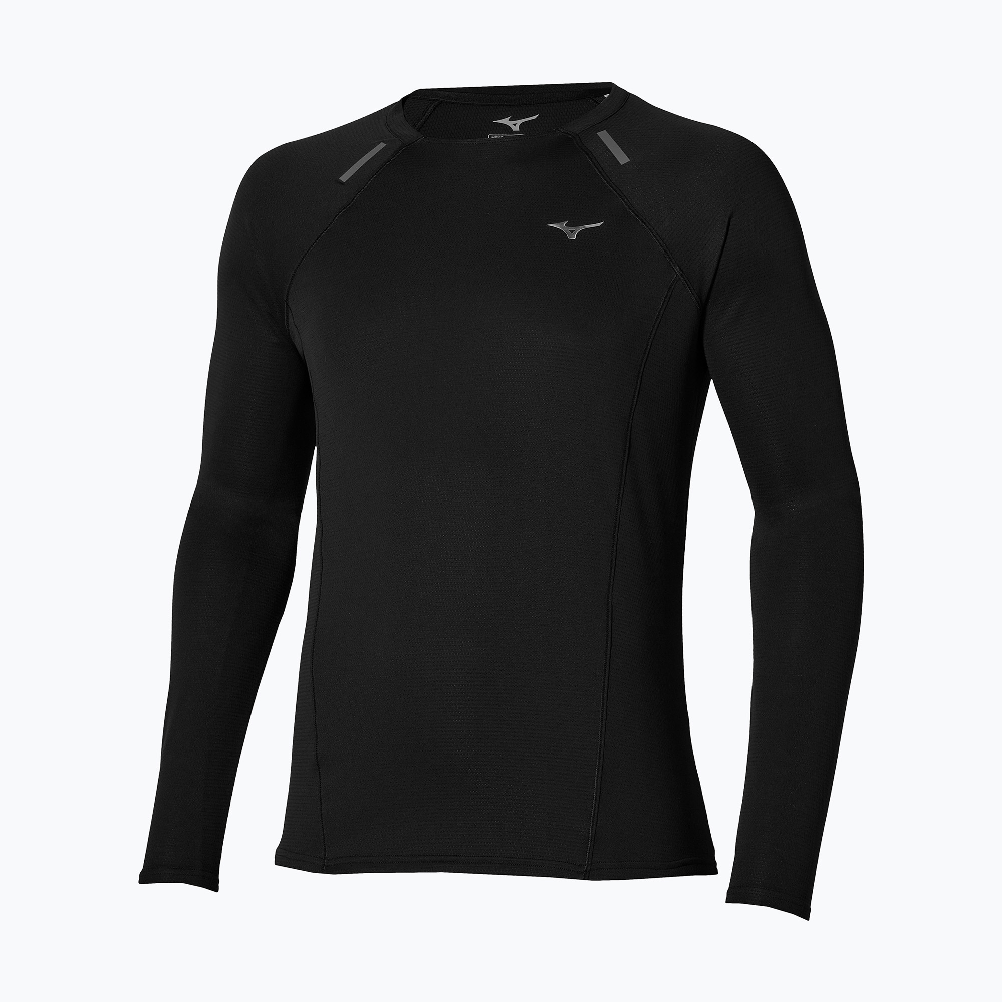 Мъжка блуза за бягане с дълъг ръкав Mizuno Active Dryaeroflow black