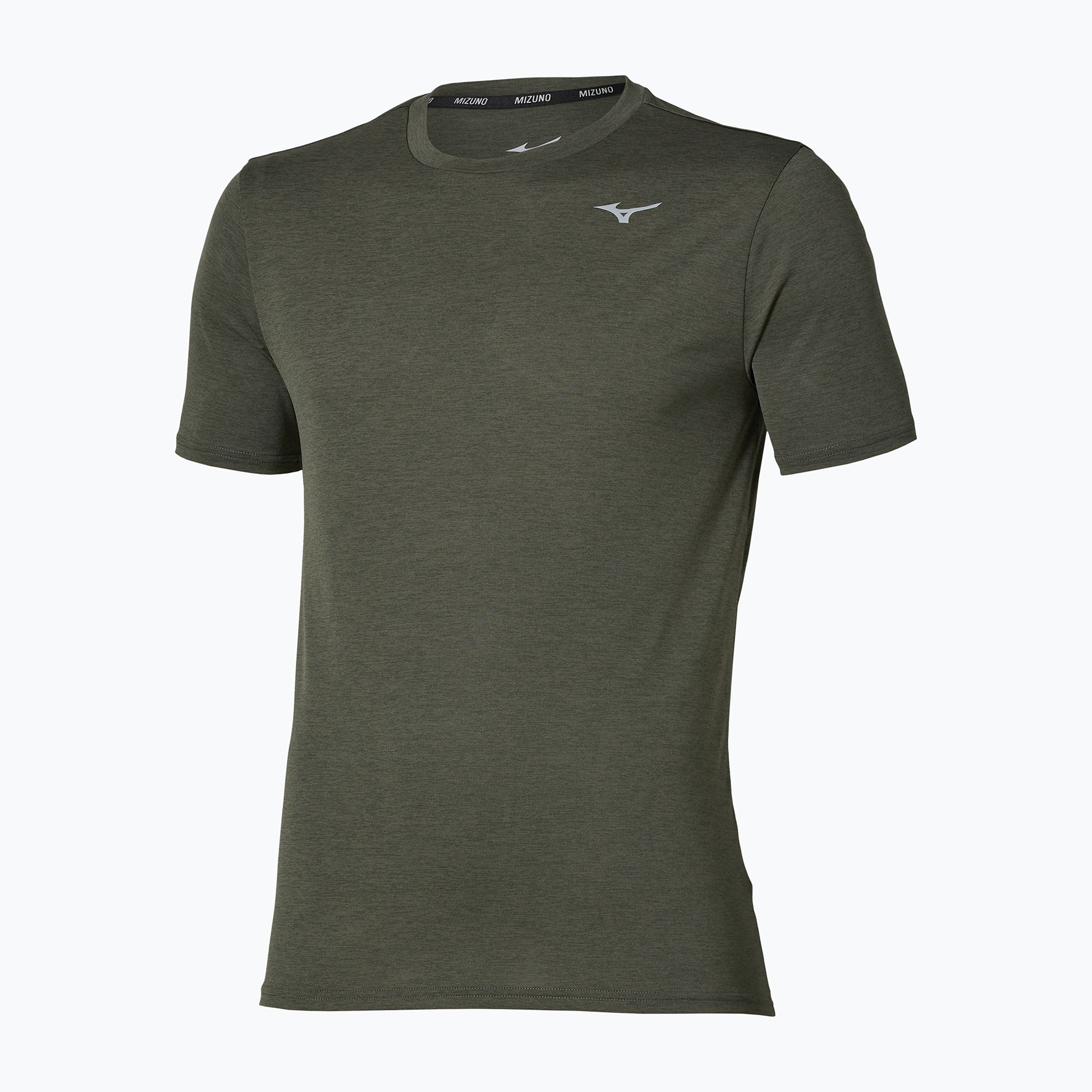 Мъжка тениска за бягане Mizuno Core Run Short Sleeve Tee forest night