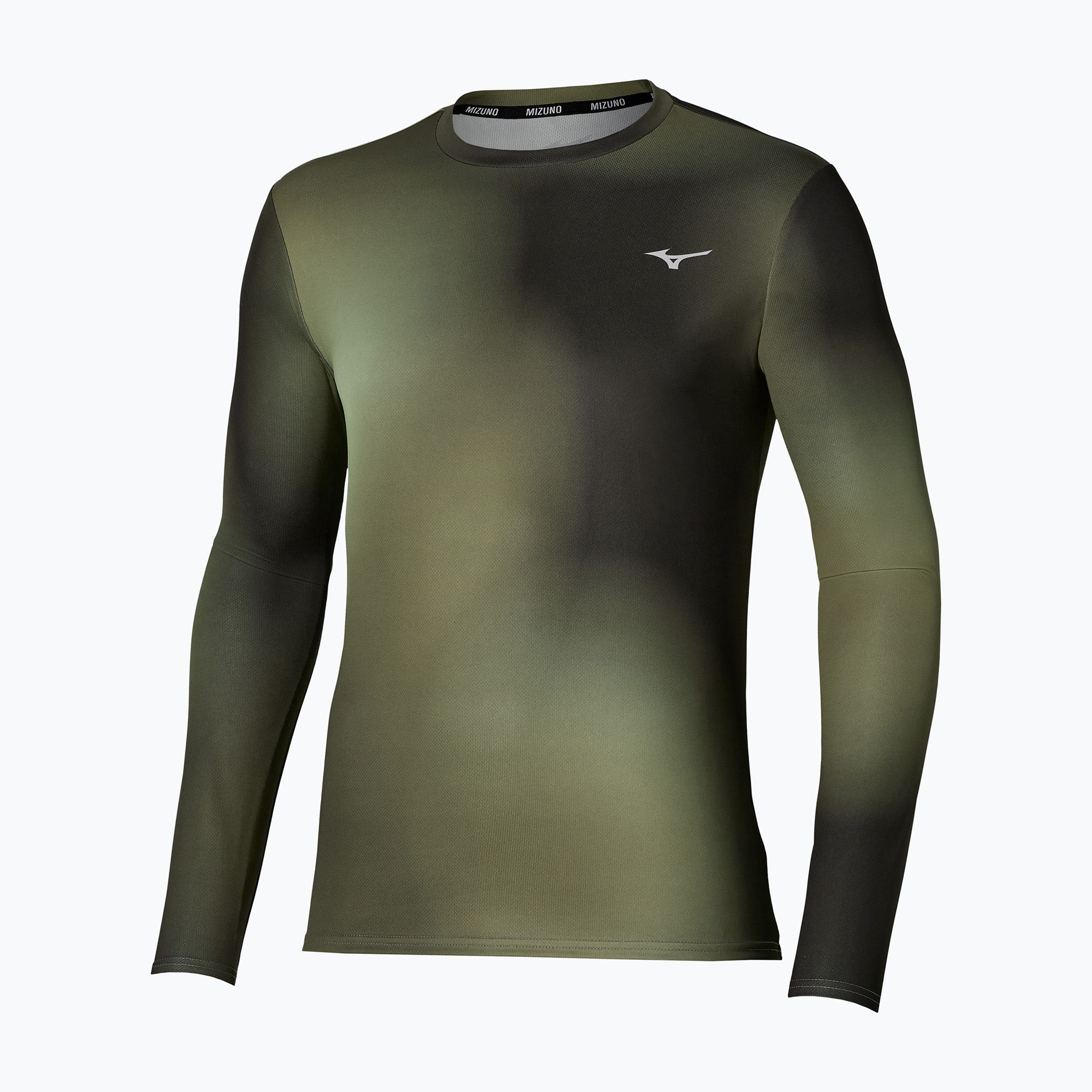 Мъжка блуза за бягане с дълъг ръкав Mizuno Core Graphic Long Sleeve Tee Forest Night