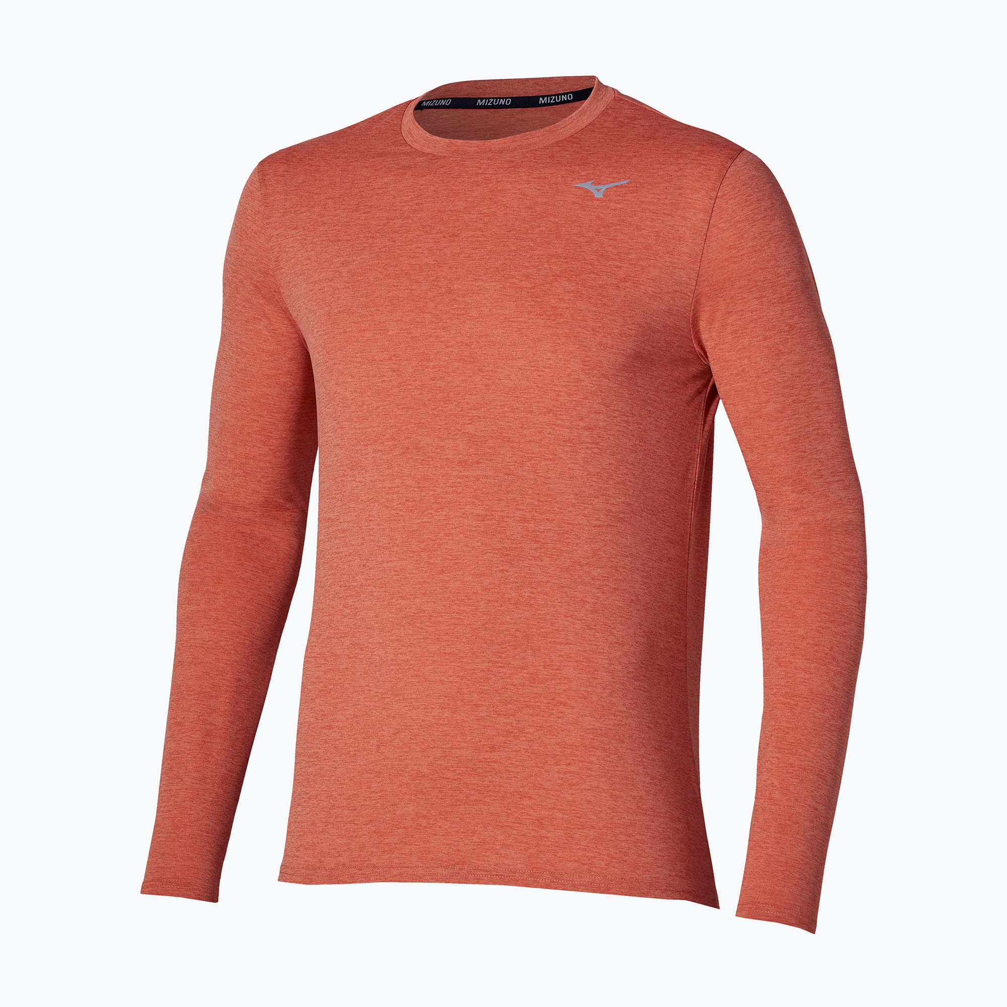 Мъжка блуза за бягане с дълъг ръкав Mizuno Core Impulse Long Sleeve Tee ginger