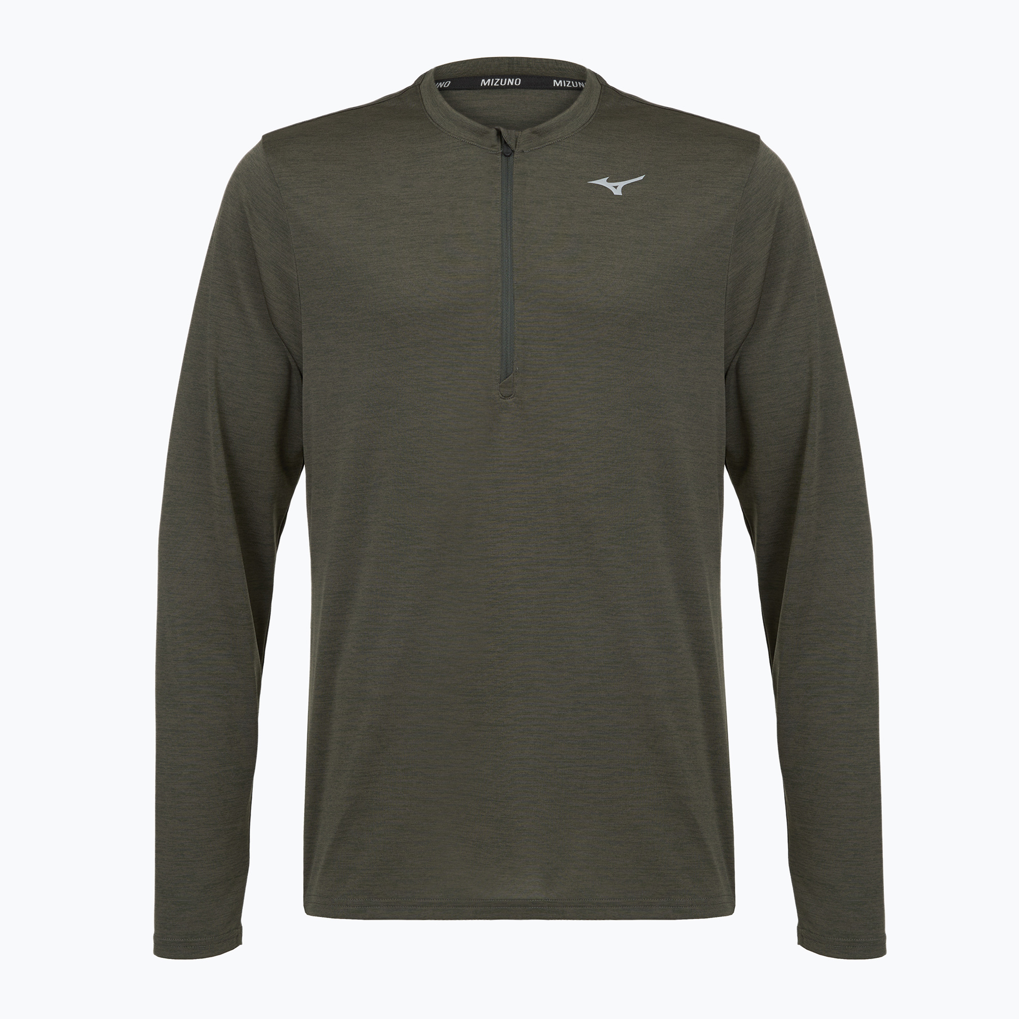 Мъжки суитшърт за бягане Mizuno Core Impulse Half Zip Long Sleeve Tee forest night